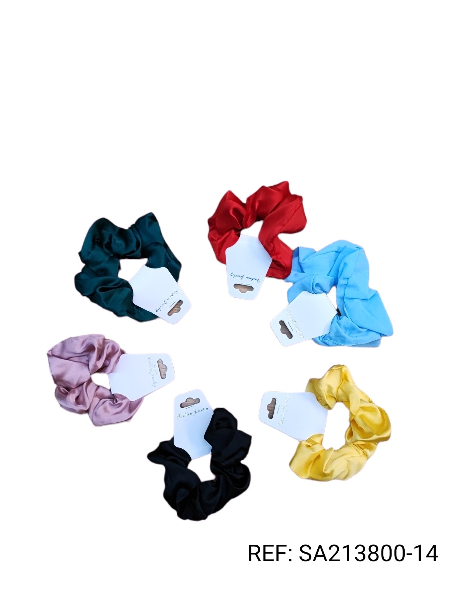 Chouchou  Scrunchie élastique froufrou   (2x12)