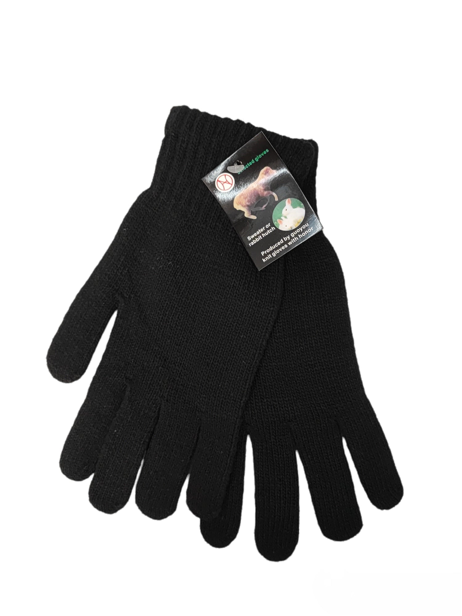 Gants homme noir simple #5 (x12)