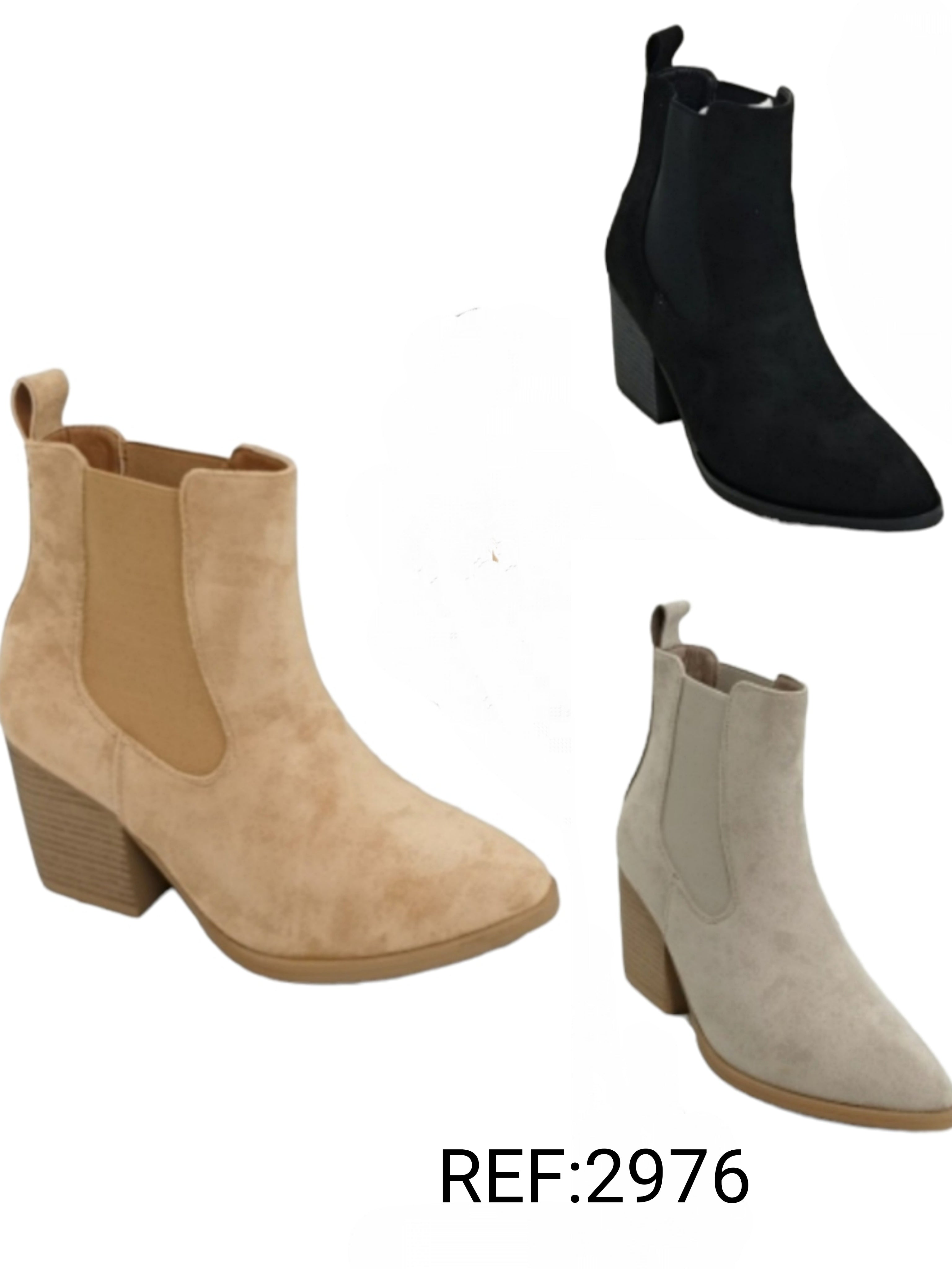 Bottines à talon carré (×12) #2976
