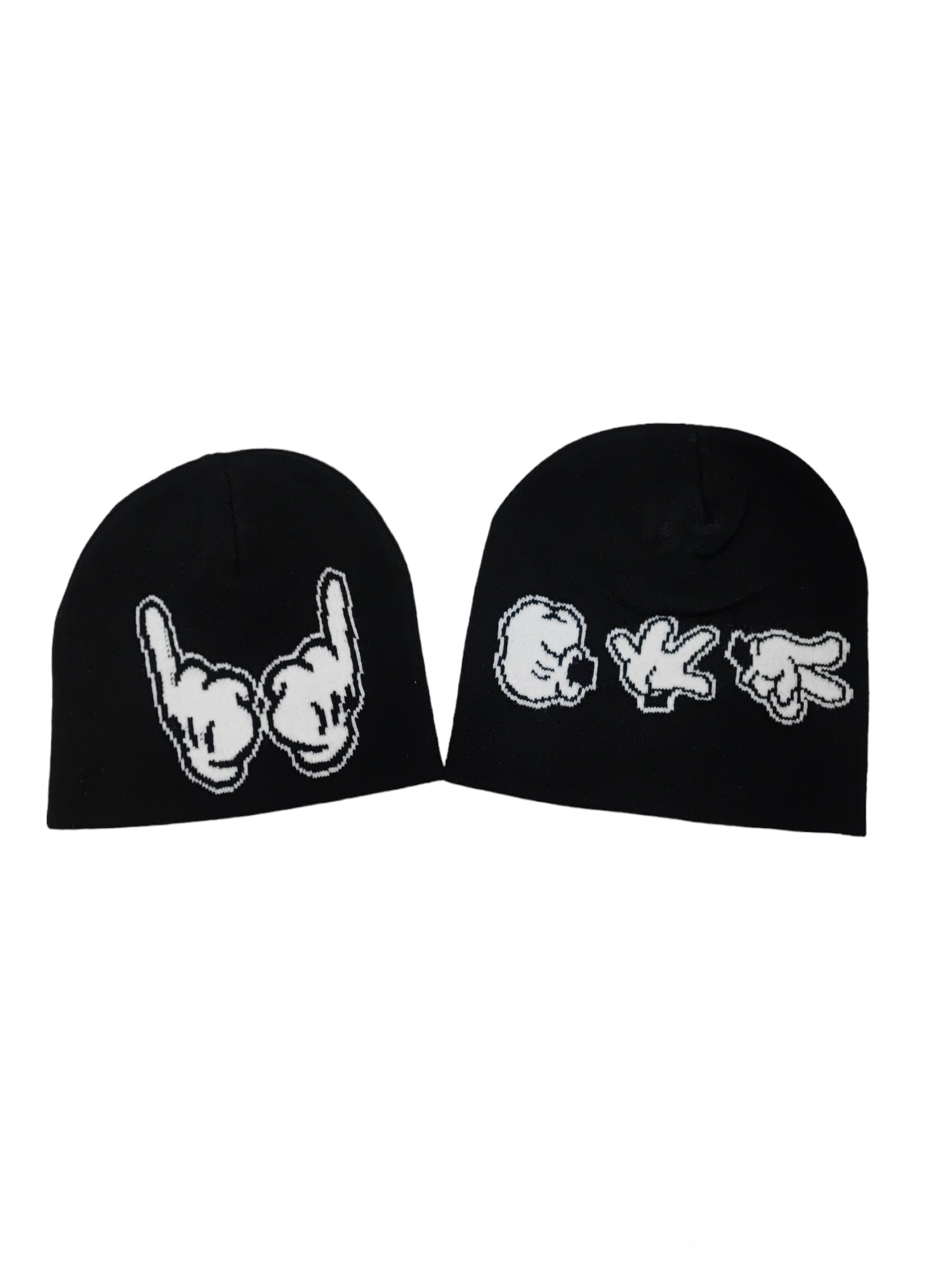 Bonnet motif Pierre papier ciseaux (x12)