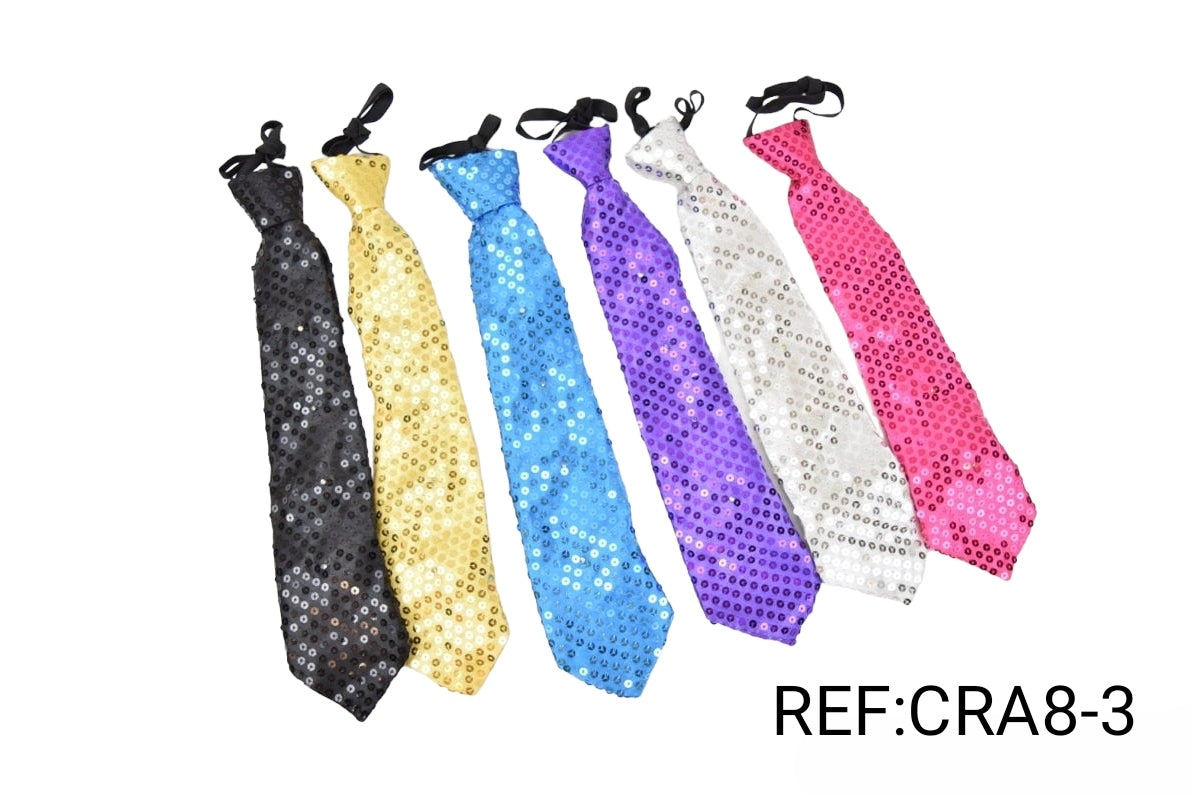 Cravate de Fête avec Lumière (x12)