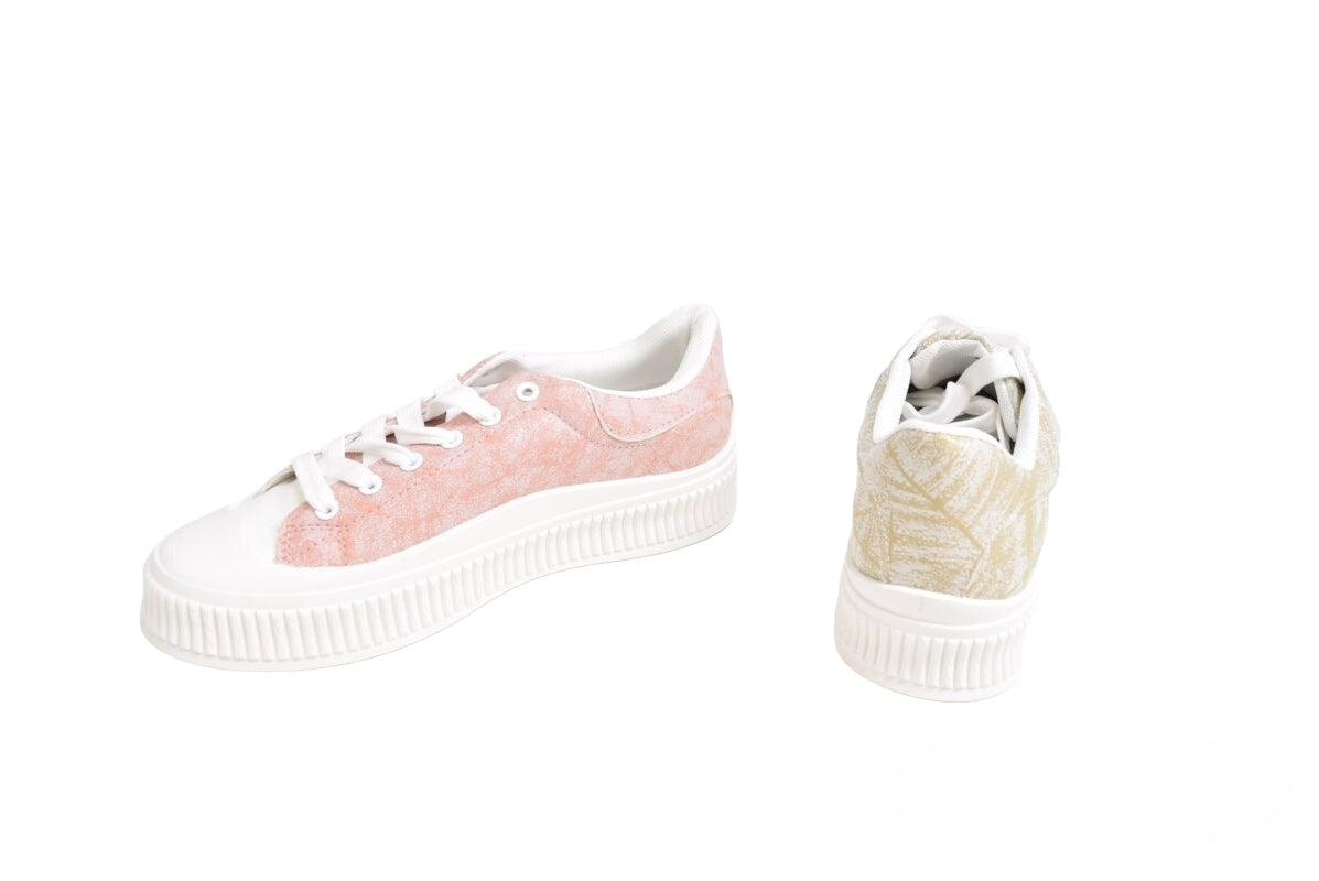 Basket Femme Motif Semelle Épaisse (x12)