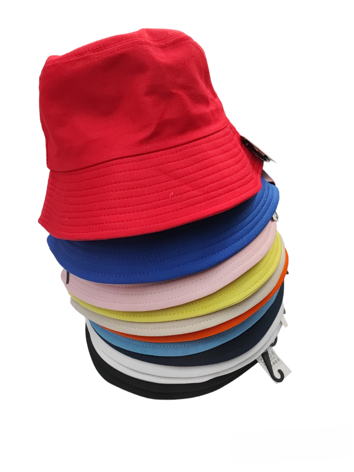 Chapeaux bob uni (x12)