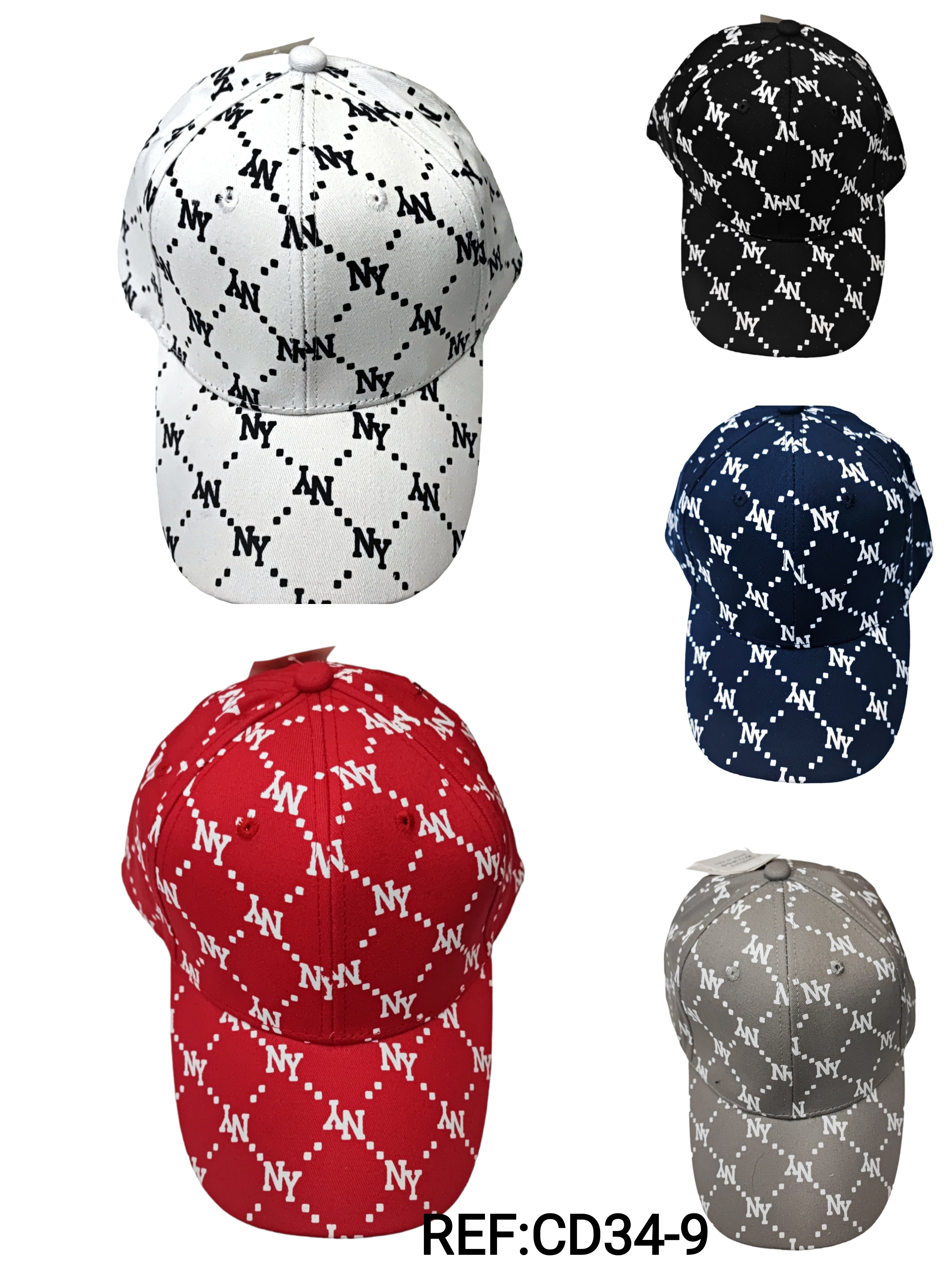 Casquettes écriture (x12)