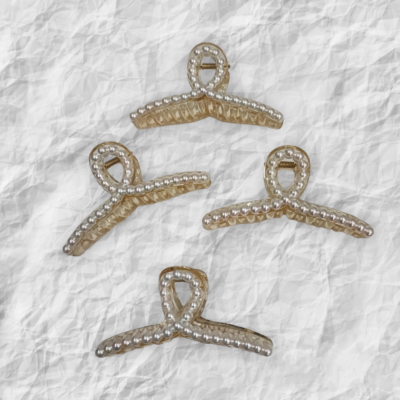 Pince à cheveux perle
Motif mélanger
(X12)