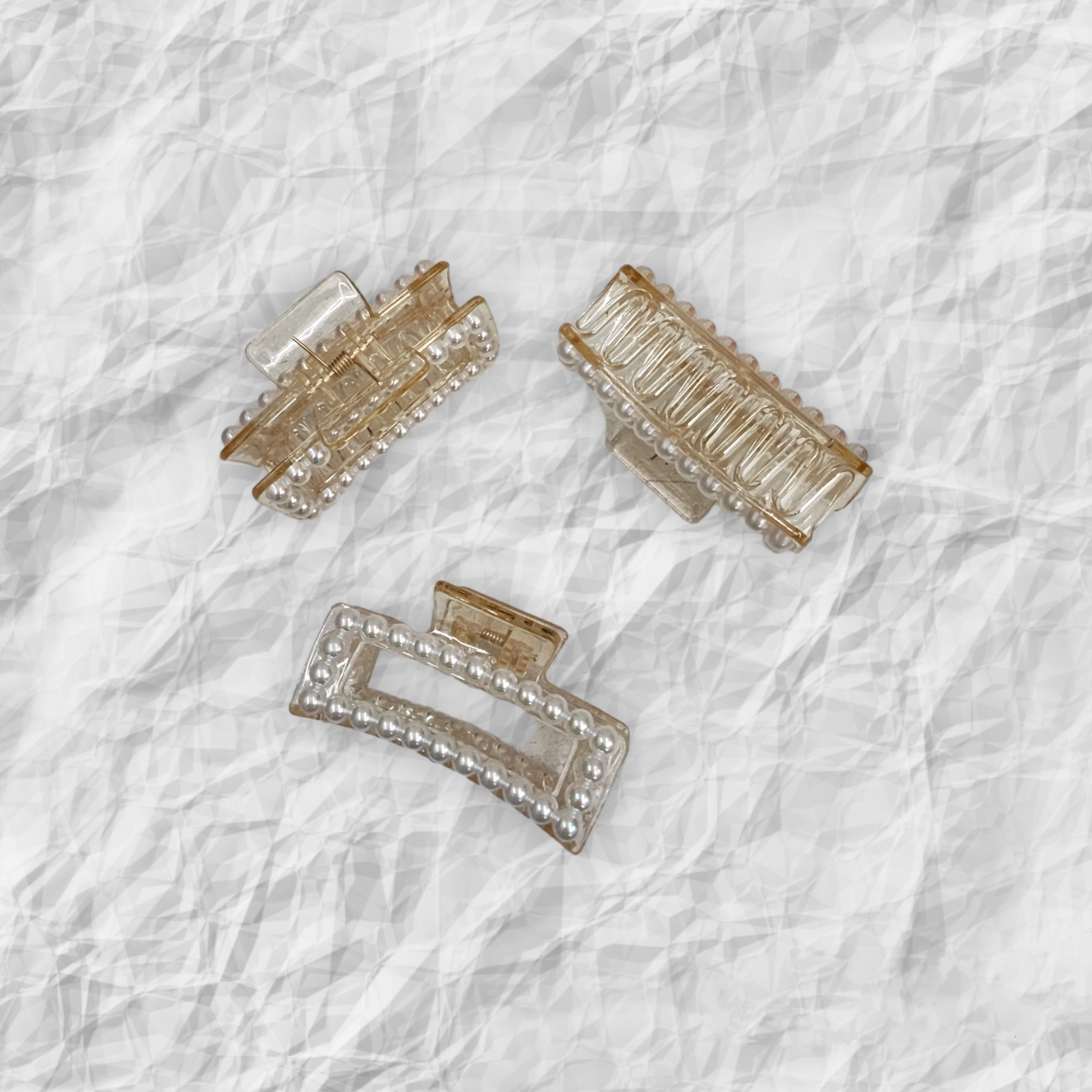 Pince à cheveux perle
(X12)