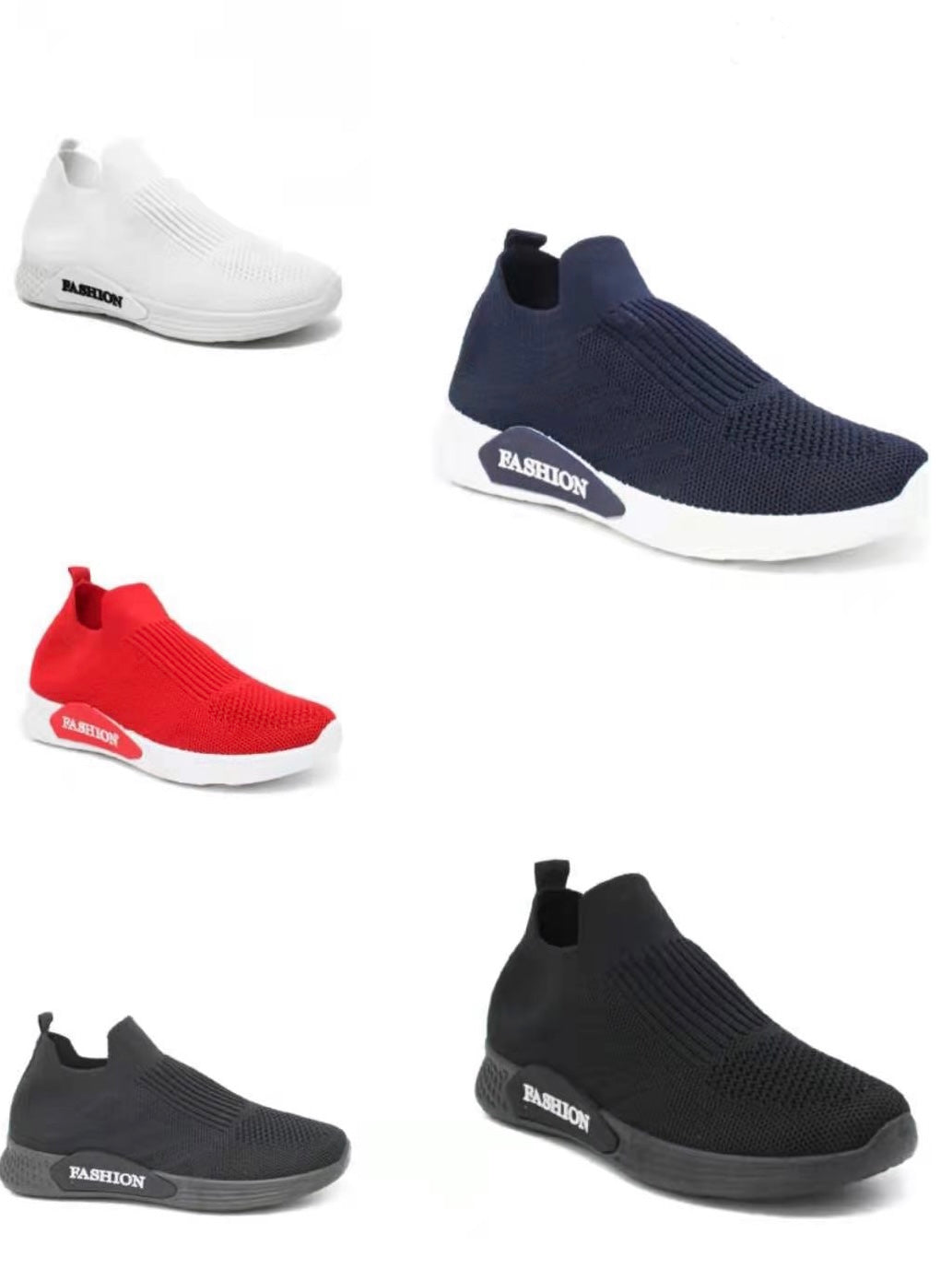 Chaussures basket chaussette FASHION (x12)