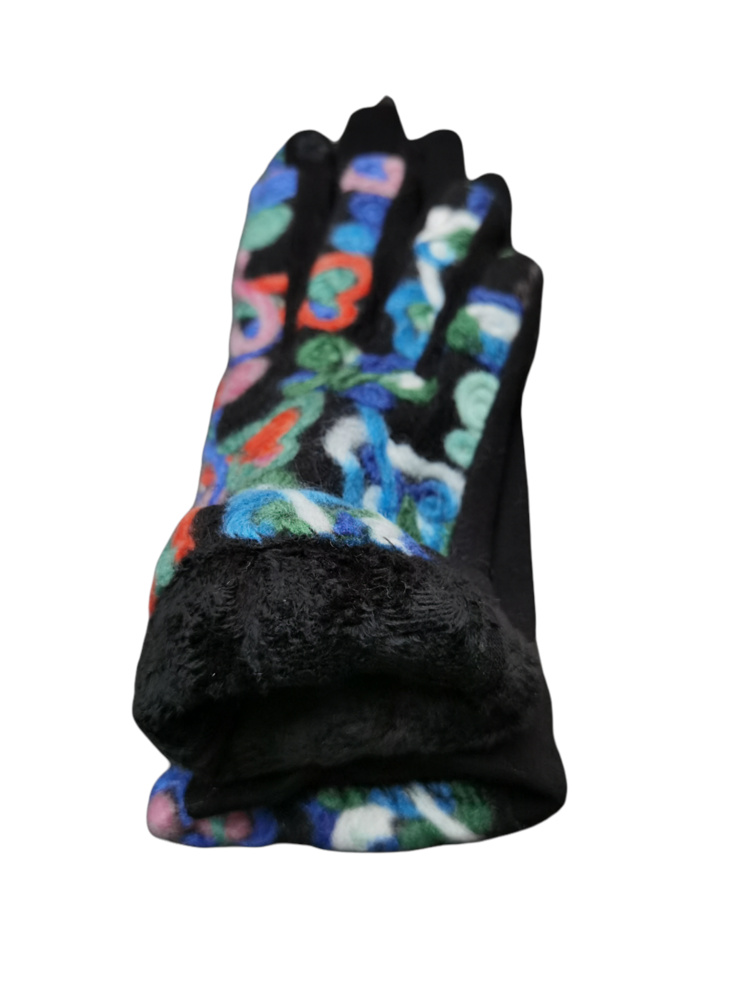 Gants tactiles files colorés (x12)