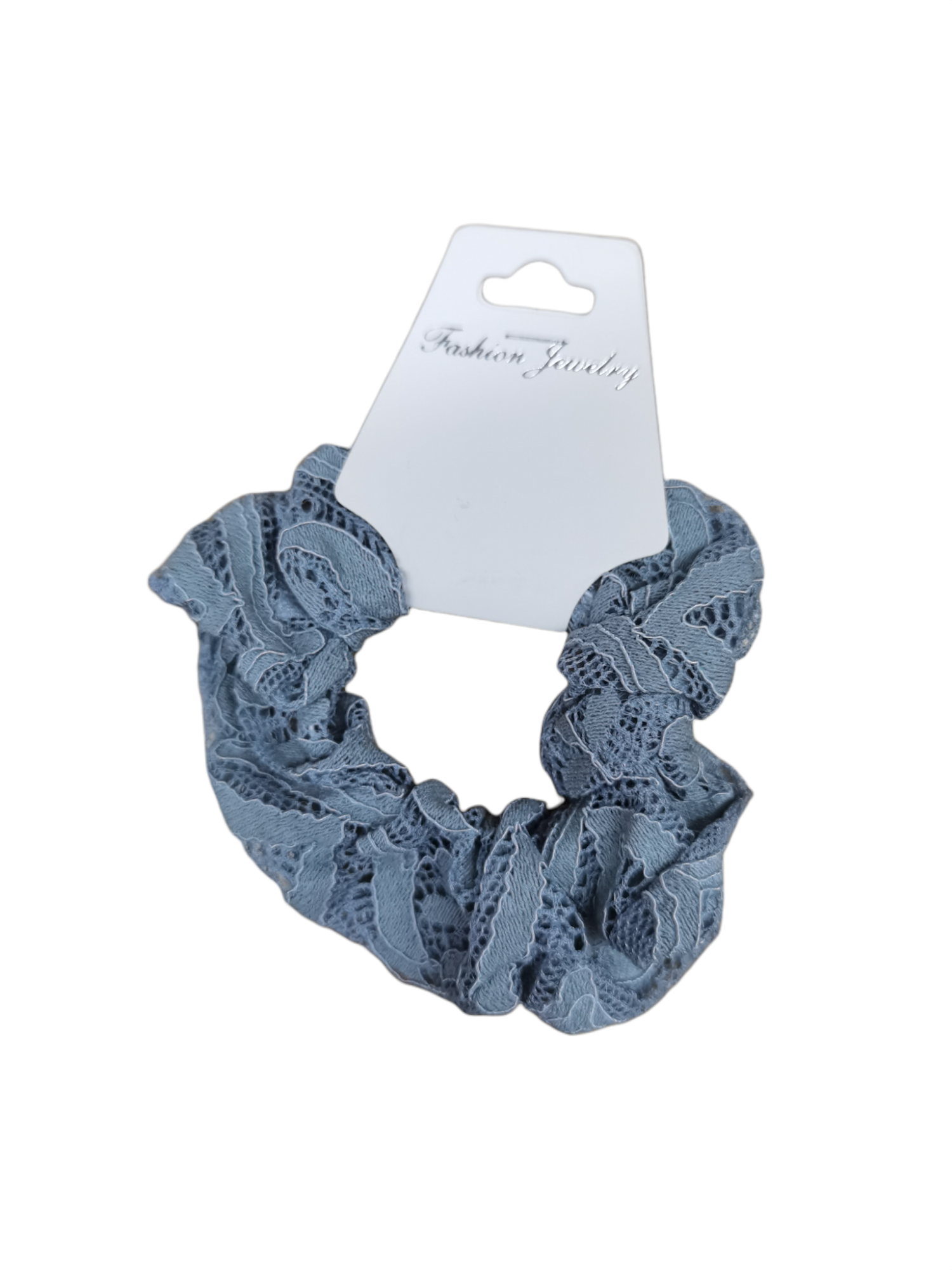 Chouchou élastique  Scrunchie froufrou Dentelle    (x12)