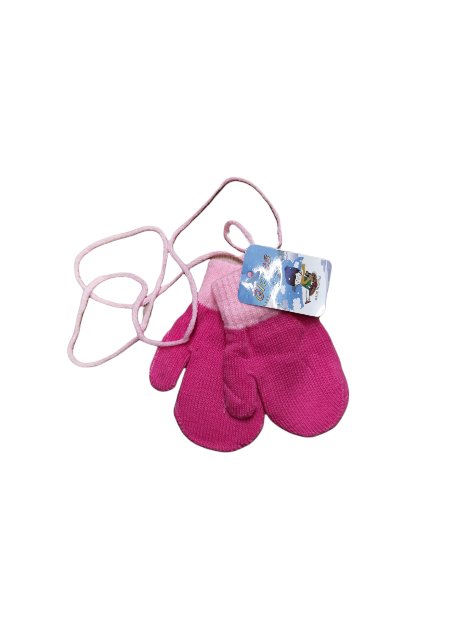 Gants moufles fourrées bébé 0/2ans (x12)