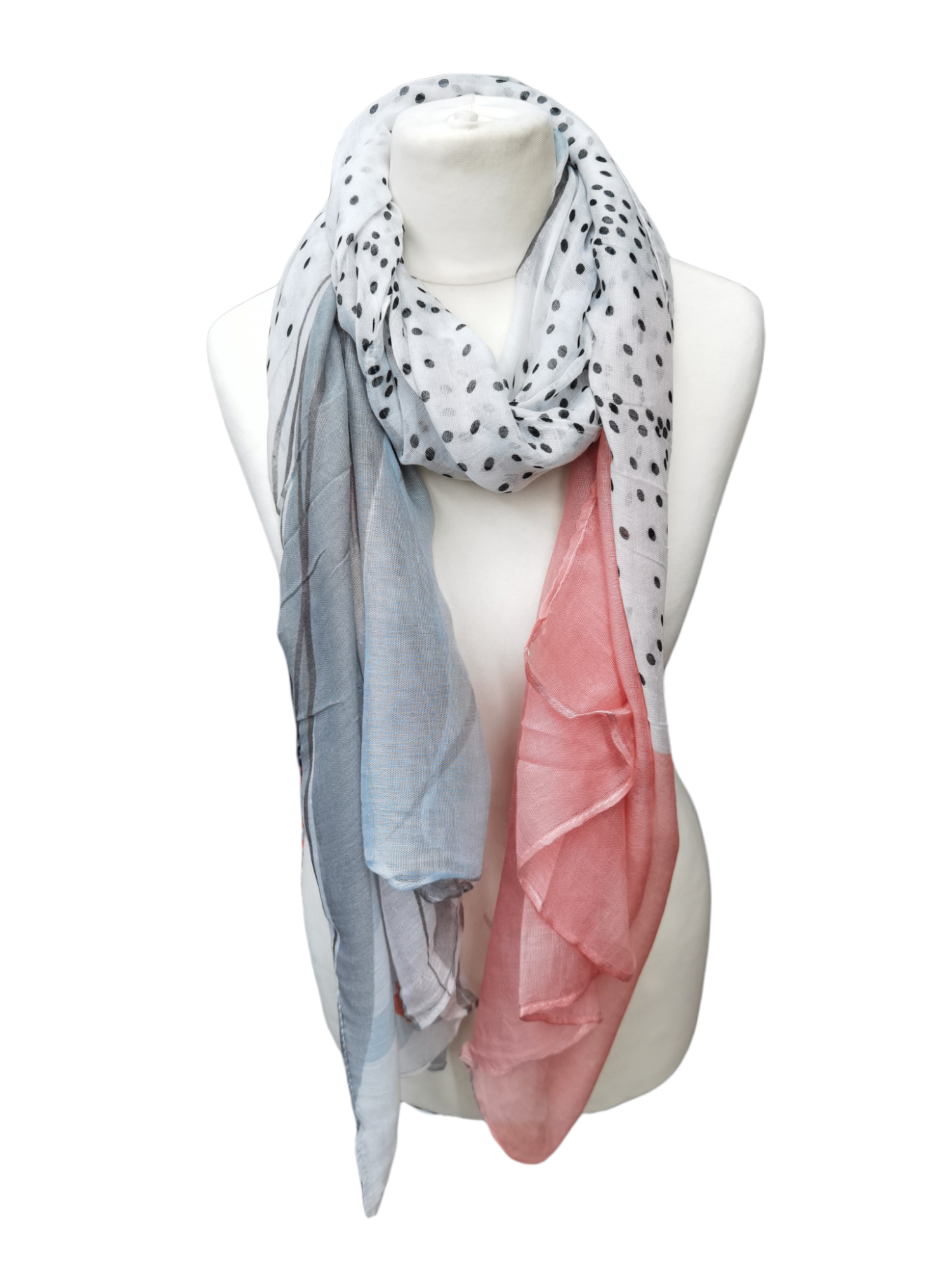 Foulard motif petit pois (x12)