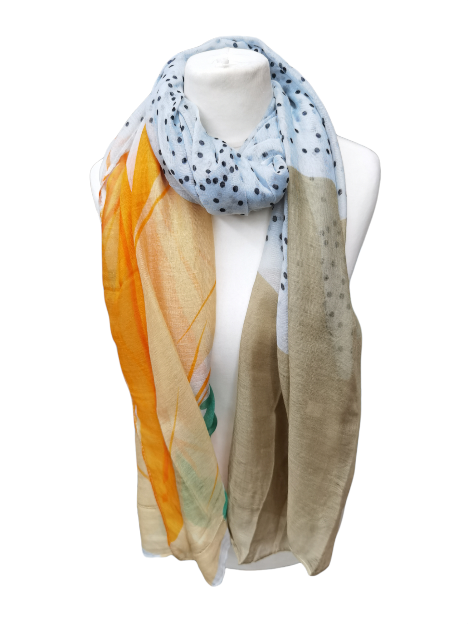 Foulard motif petit pois (x12)