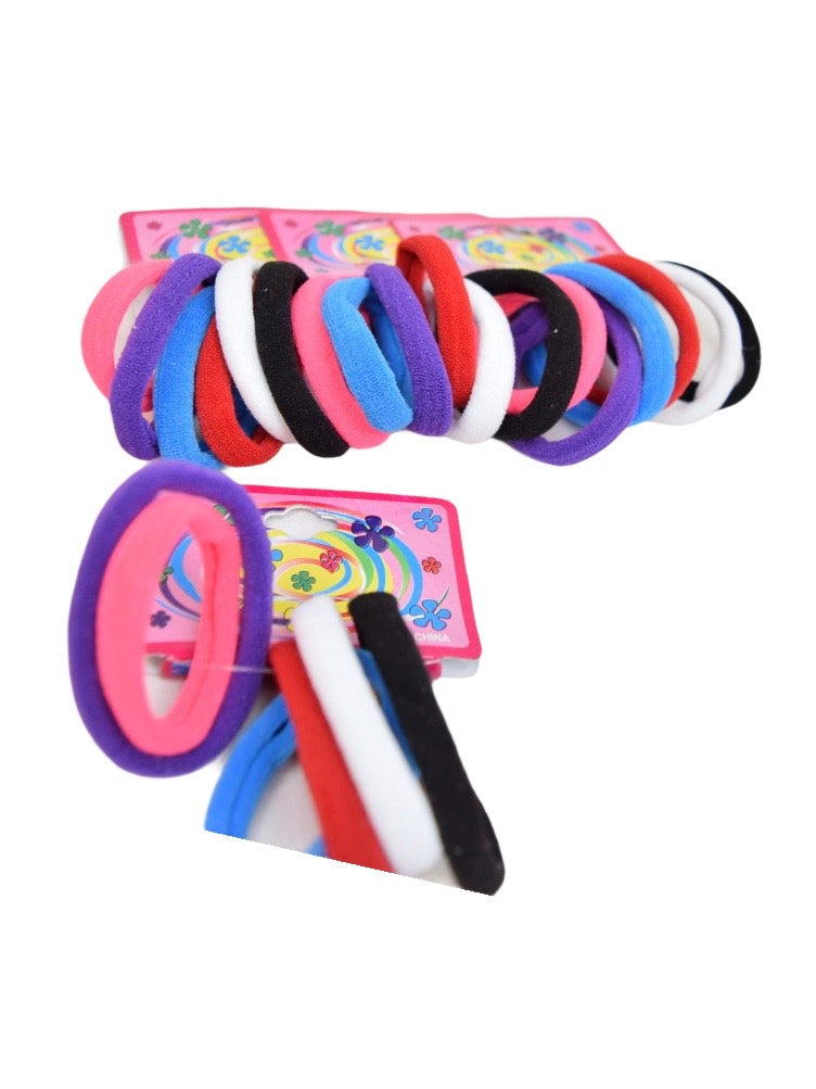 Paquet de 6 Élastiques noirs simples (x12) 0,50€/paquet