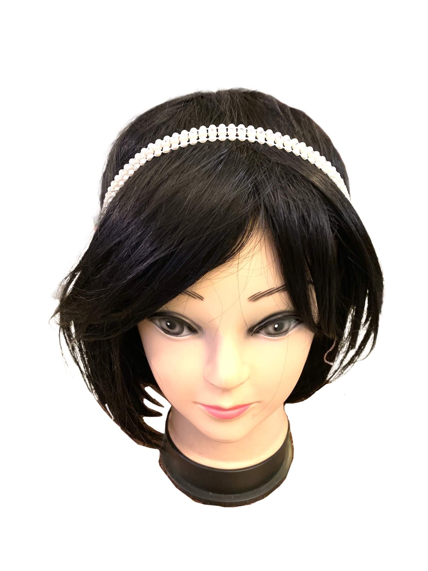 LOT DE 12 - Bandeau headband strass perles 0,80€/unité | Grossiste-pro