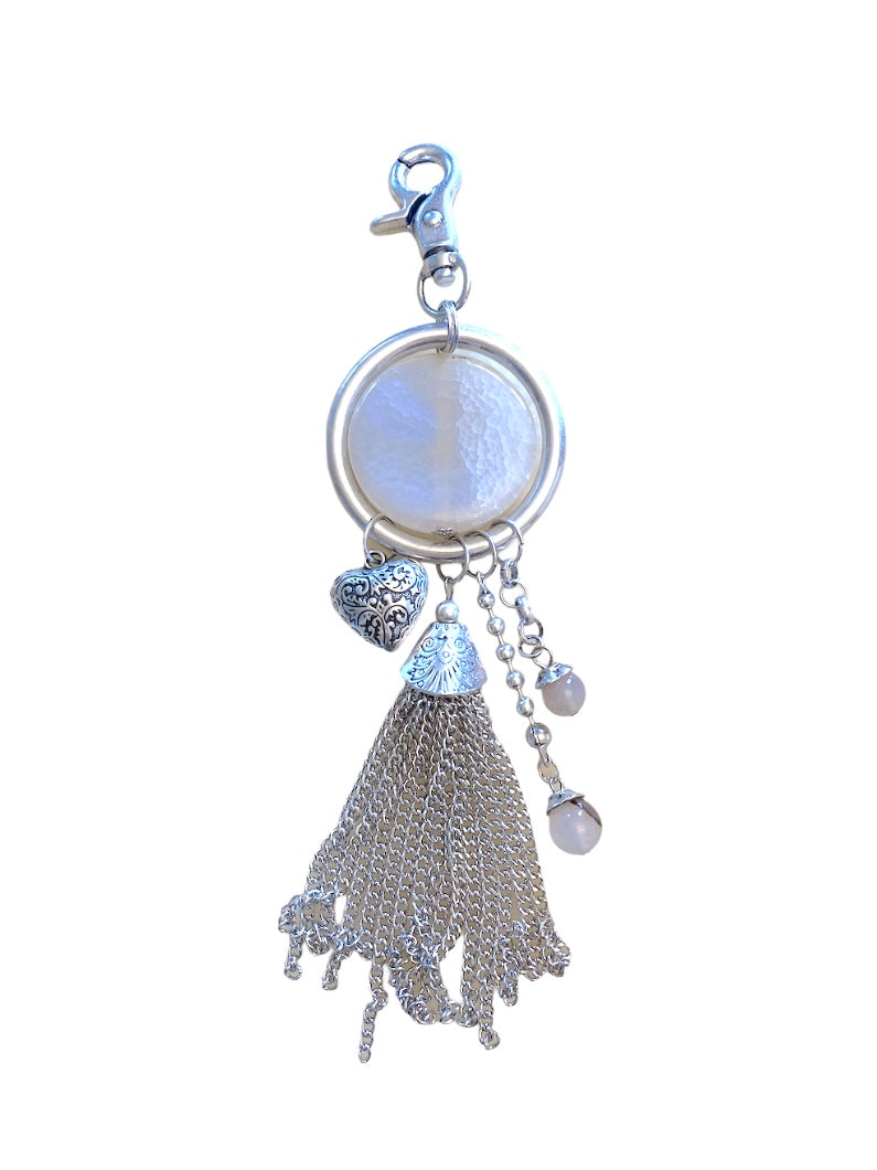 Porte-clé sac pierre #PCS01 (x6)