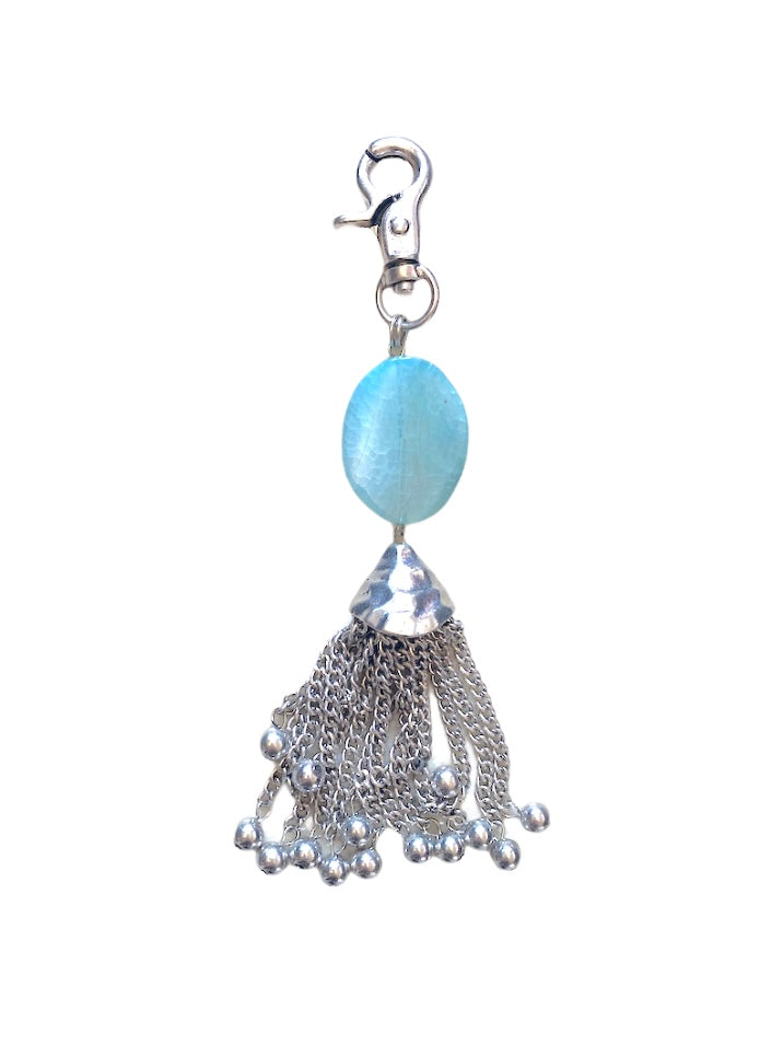 Porte-clé sac pierre #PCS03 (x6)