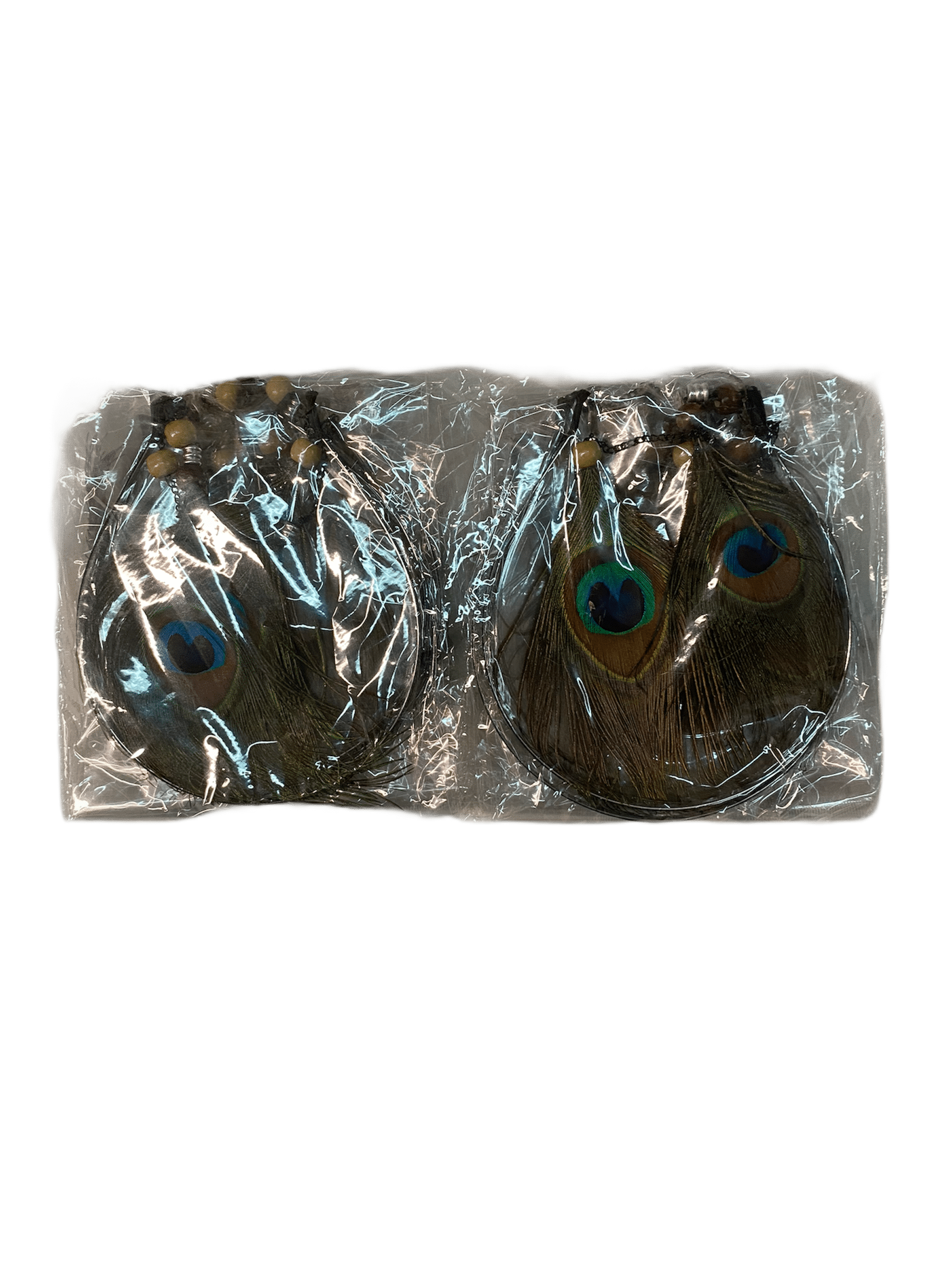 LOT DE 12 - Serre-tête avec plumes de paon 1,00€/unité | Grossiste-pro