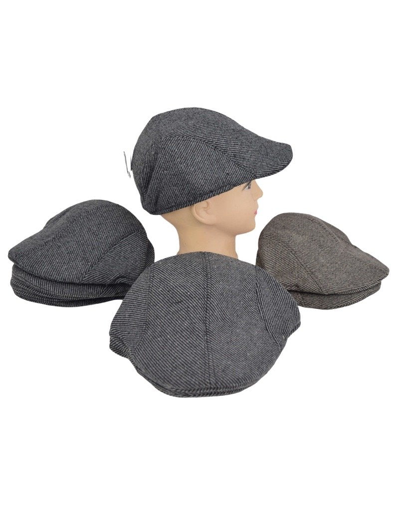 Béret homme motif rayure (x12) 2,50€/unité | Grossiste-pro