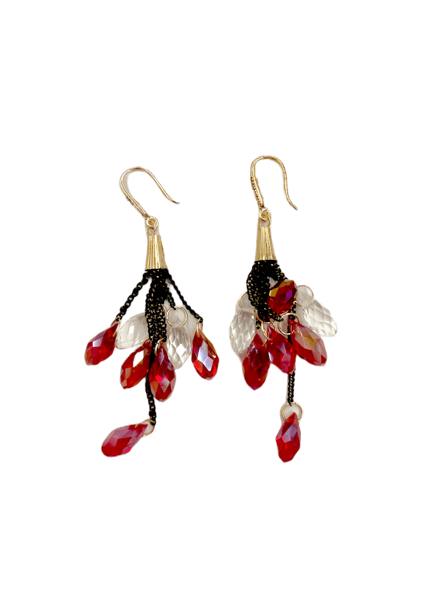 LOT DE 12 - Boucles d'oreilles fantaisie strass 2,00€/paire | Grossiste-pro