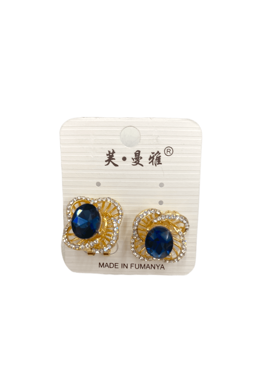 LOT DE 12 - Boucles d'oreilles fantaisie strass 2,00€/paire | Grossiste-pro