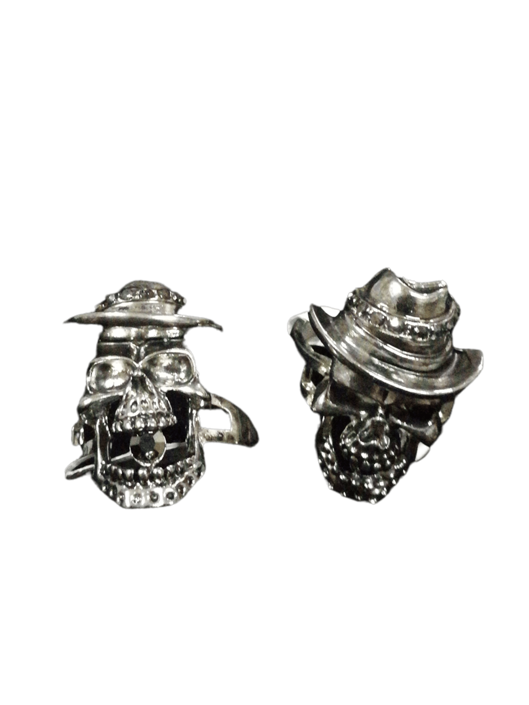 Boîte bagues homme acier inox tête de mort (x24) 1,50€/unité | Grossiste-pro