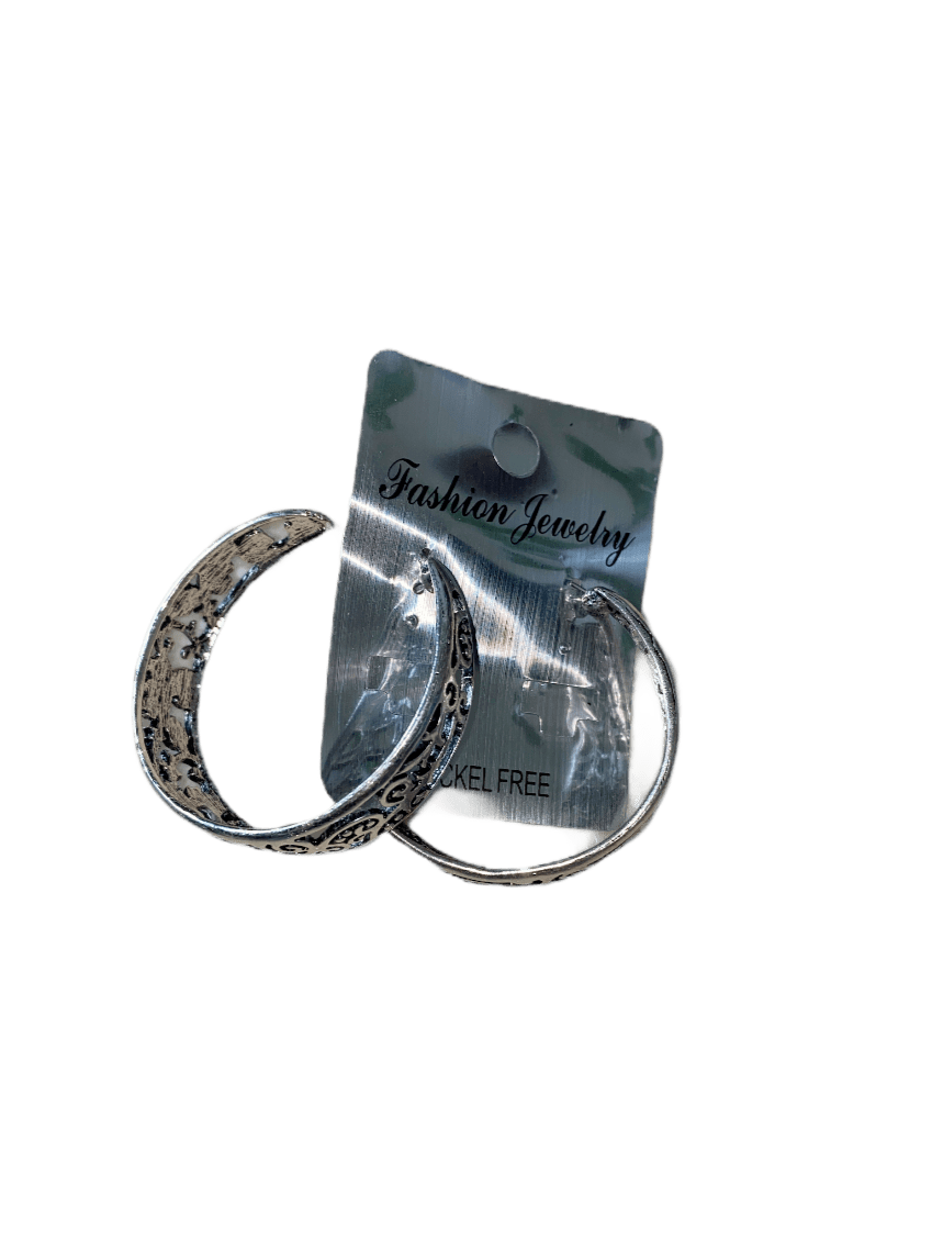 LOT DE 6 - Boucles d'oreilles créoles à motif vintage ethnique 1,50€/paire | Grossiste-pro