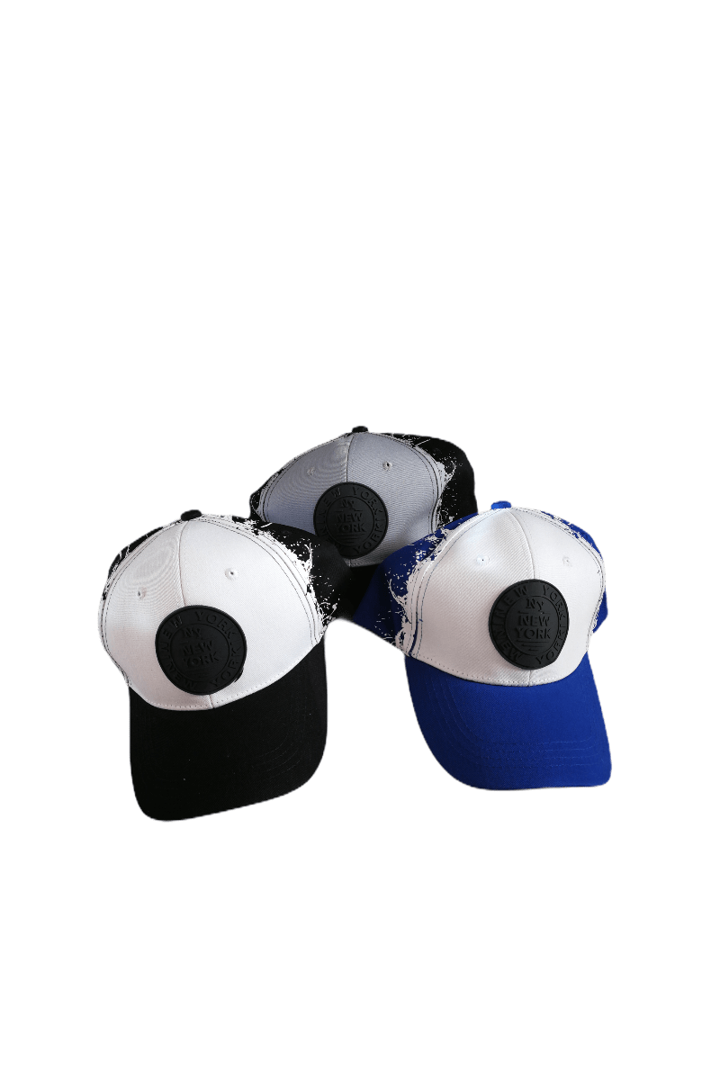 LOT DE 12 - casquettes imprimé rond NY 2,90€/unité - Grossiste-pro