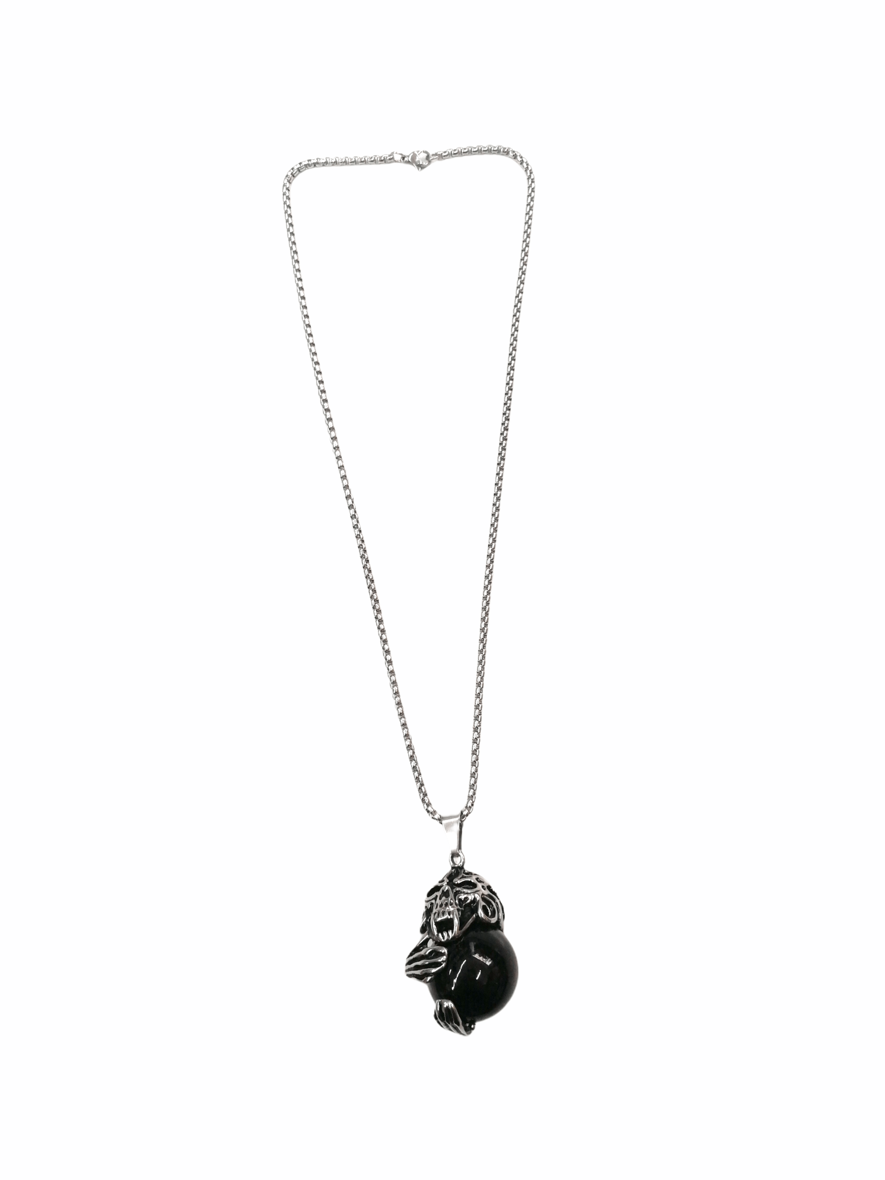 HOMME - LOT DE 2 - Collier pendentif gorille INOX 5,00€/unité | Grossiste-pro