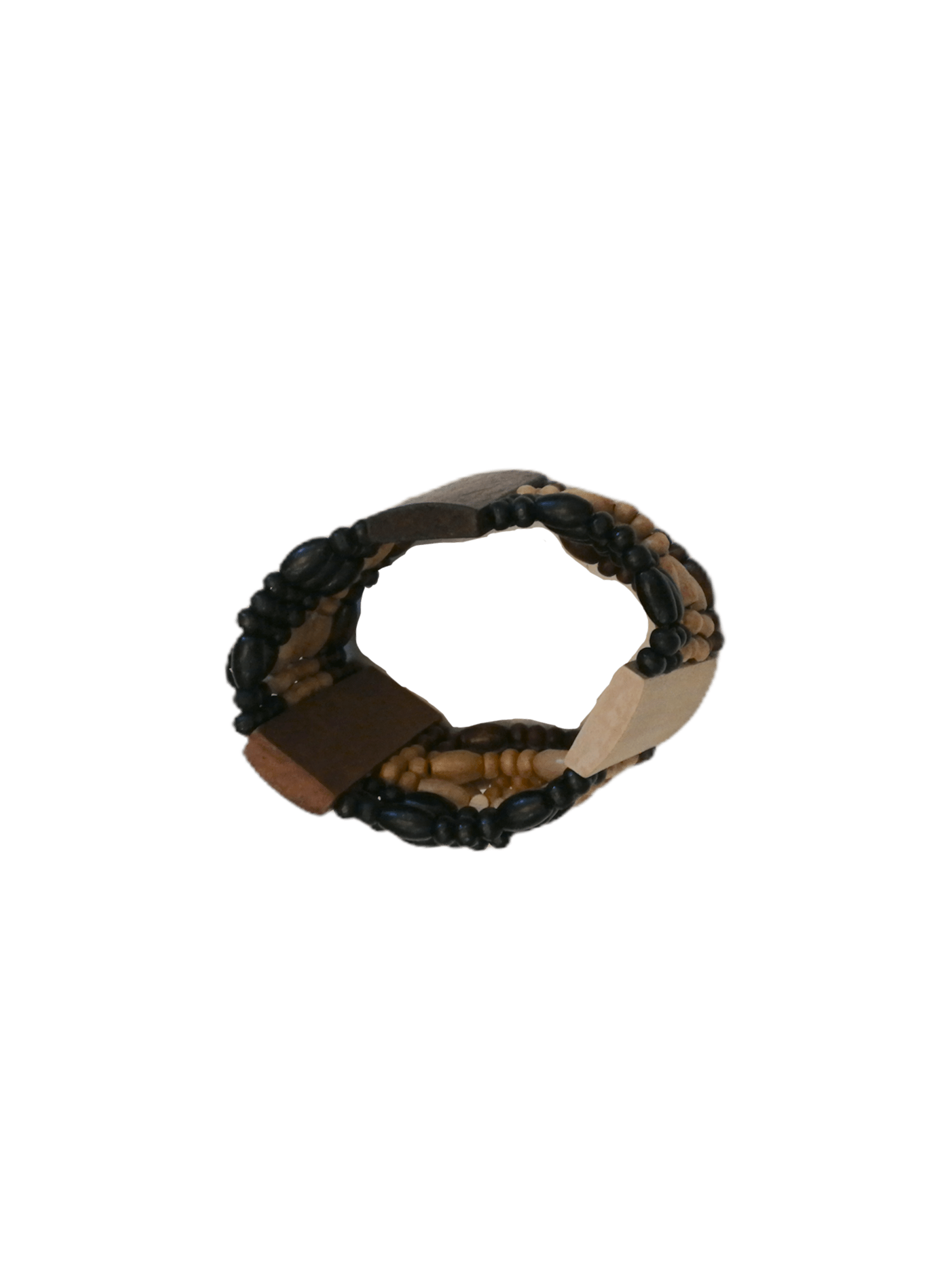 LOT DE 6 - Bracelets femme manchette bois clair 1,80€/unité | Grossiste-pro