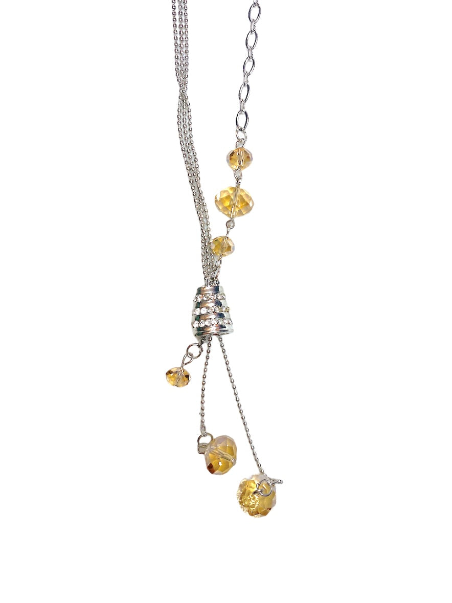 Collier sautoir ajustable motifs mélangées (x12)