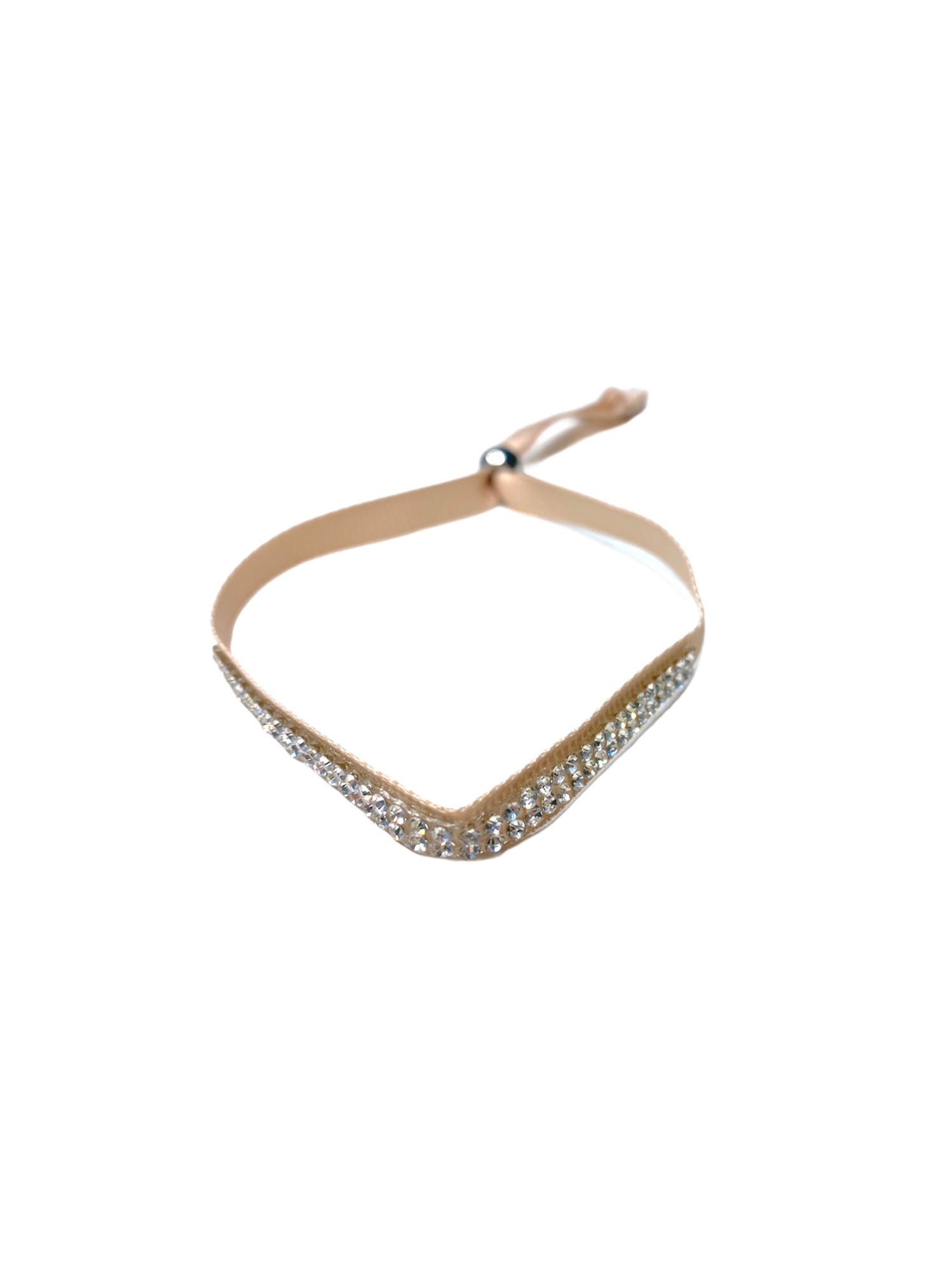 Bracelet ficelle strass (x12)