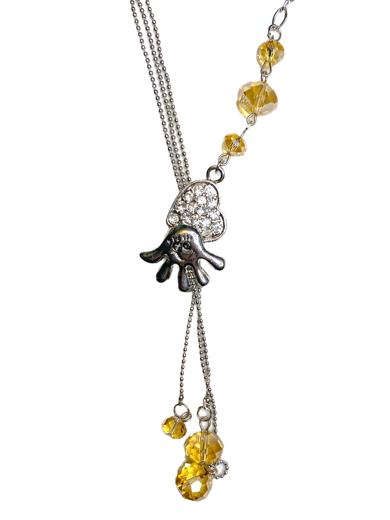 Collier sautoir ajustable motifs mélangées (x12)