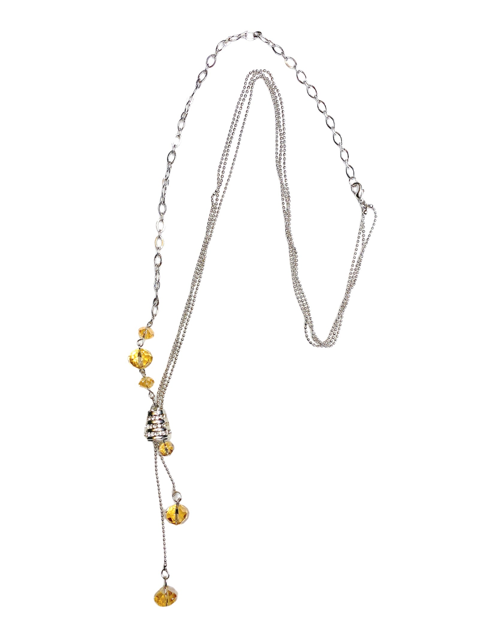 Collier sautoir ajustable motifs mélangées (x12)