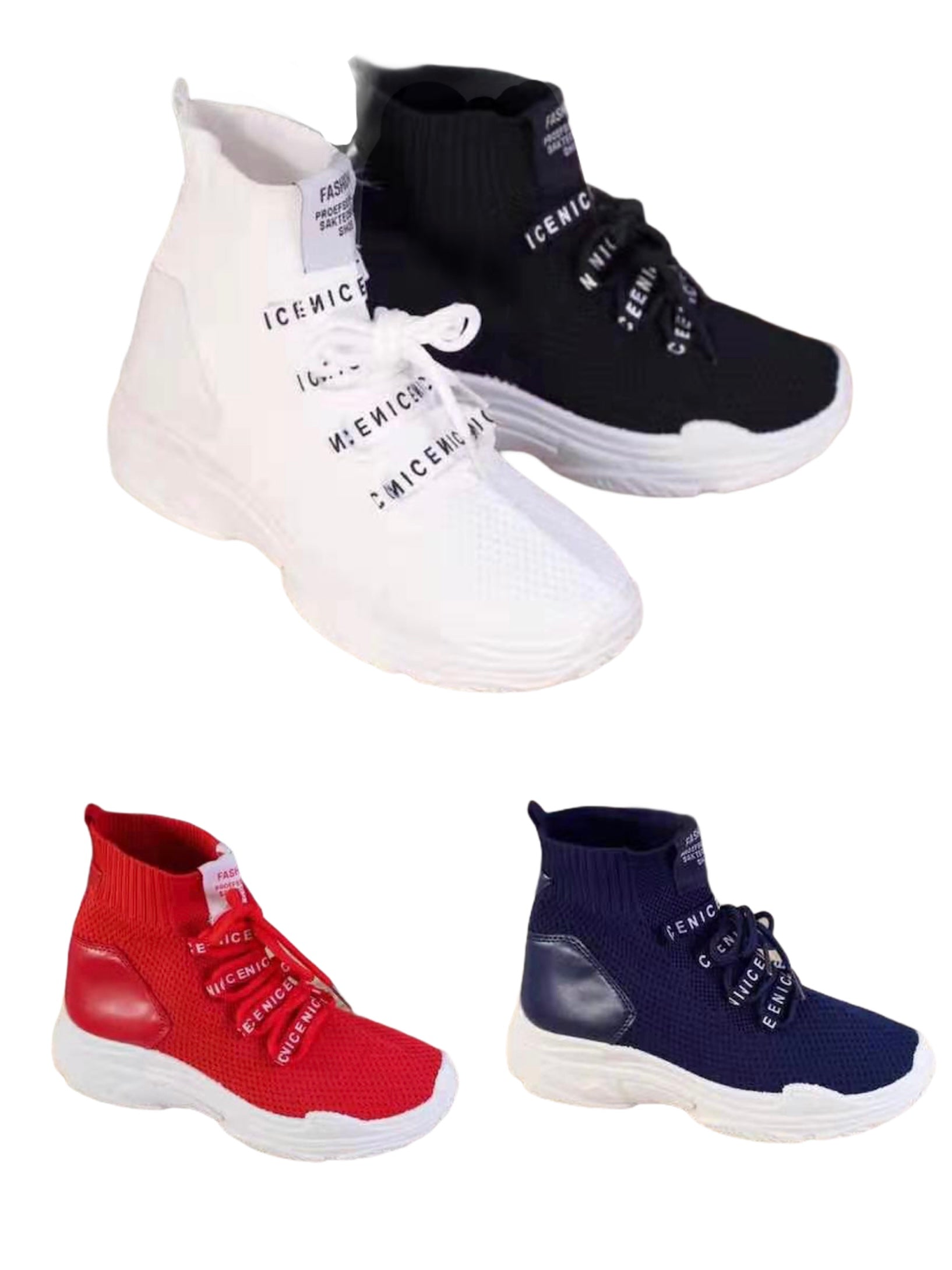 Chaussures basket montante STEFIE (x12)