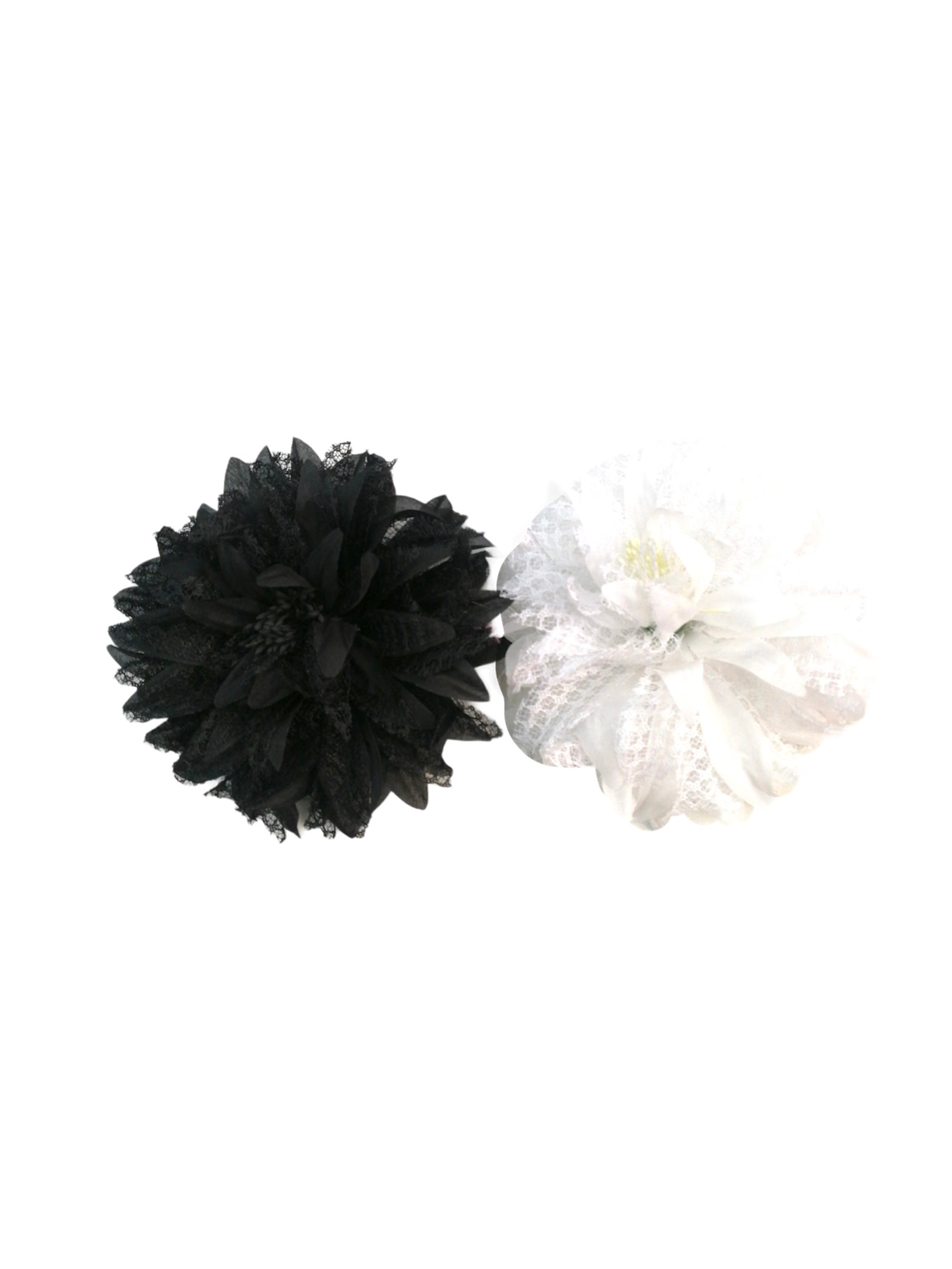 Barrettes fleur (x12)