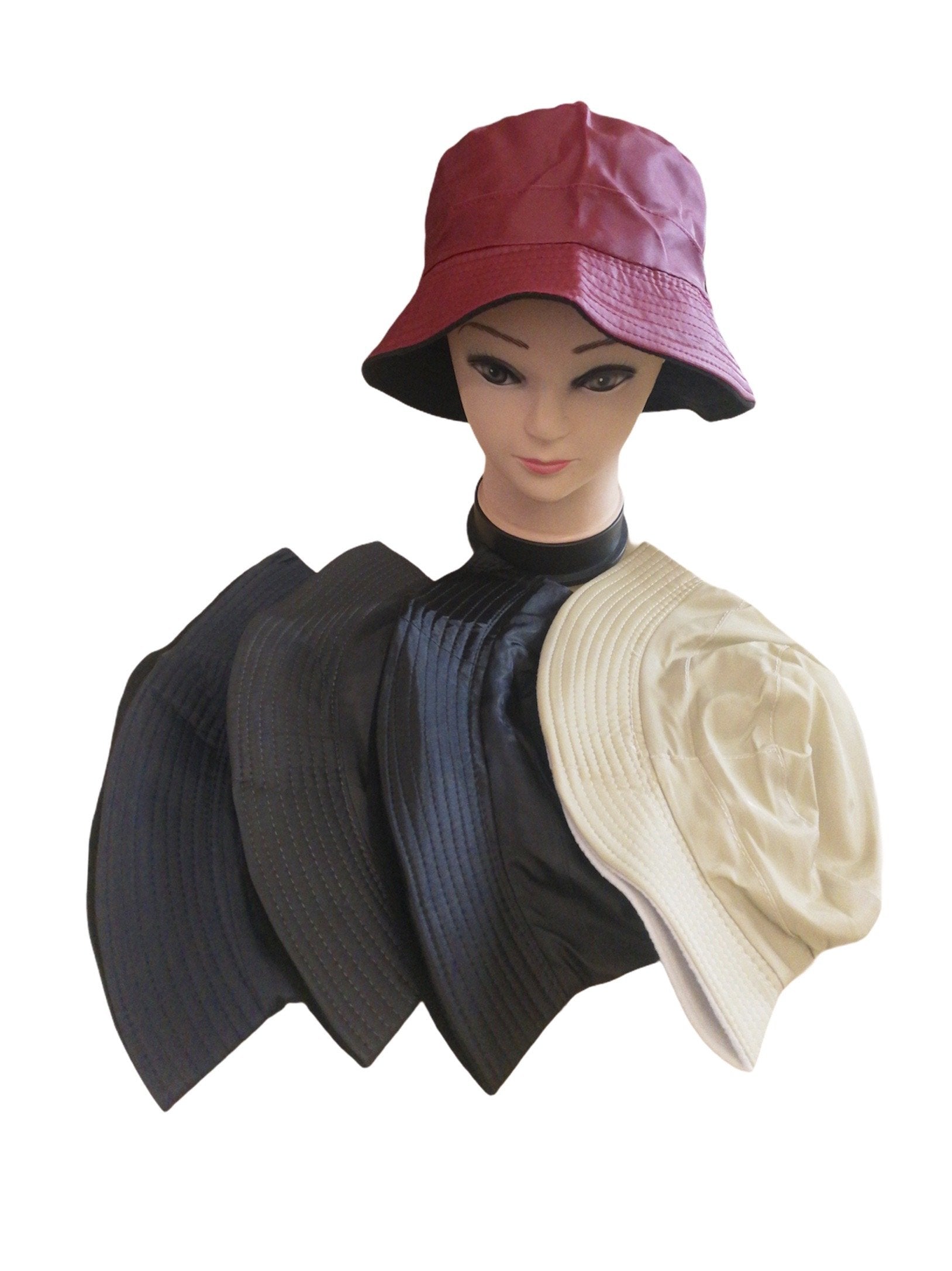 Chapeaux bob imperméable (x12) 2,00€/unité | Grossiste-pro