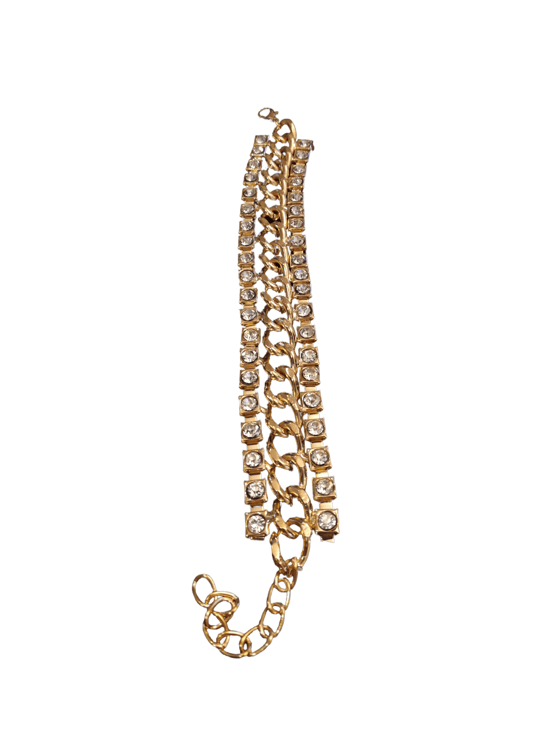 Bracelet bijou fantaisie chaîne doré femme | Grossiste-pro