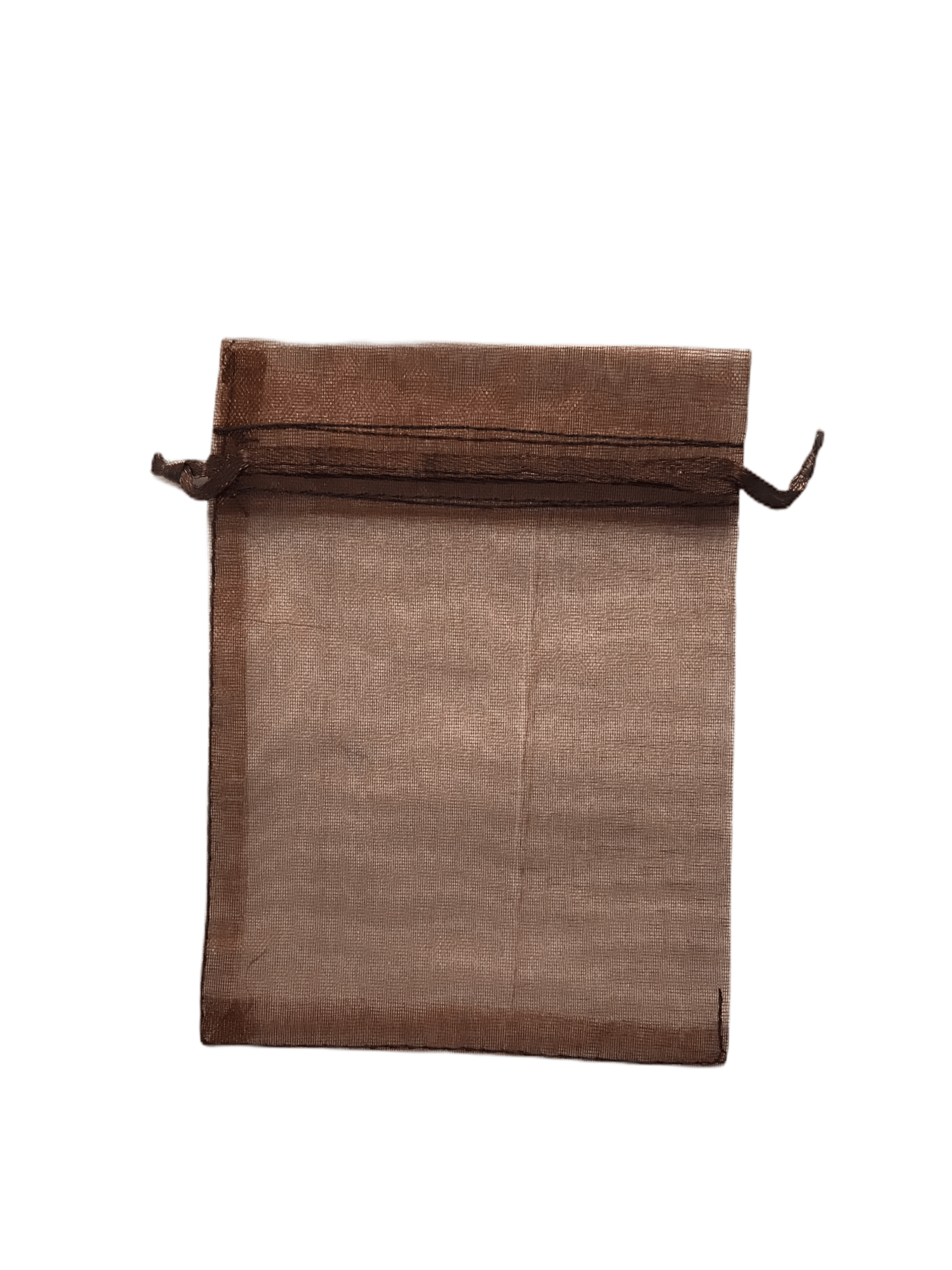 Sacs organza marron (x50) | Grossiste-pro
