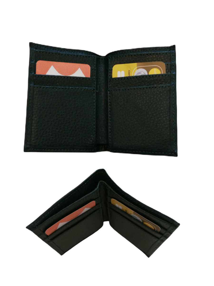 LOT DE 12 - Portefeuille compact Croûte de cuir de vachette 2,00€/unité | Grossiste-pro