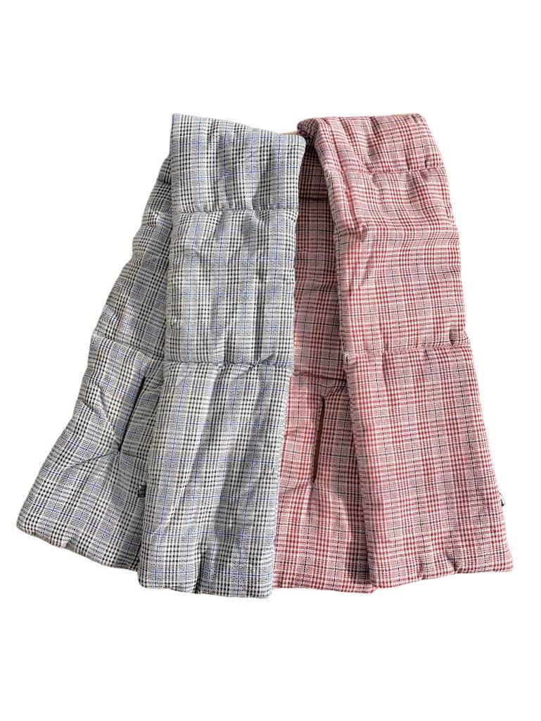 Echarpe col doudoune carreaux (x12) 2,80€/unité | Grossiste-pro