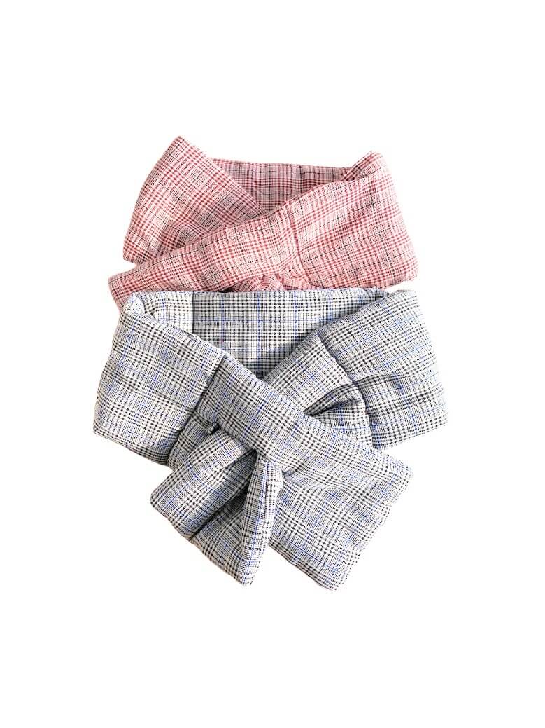 Echarpe col doudoune carreaux (x12) 2,80€/unité | Grossiste-pro