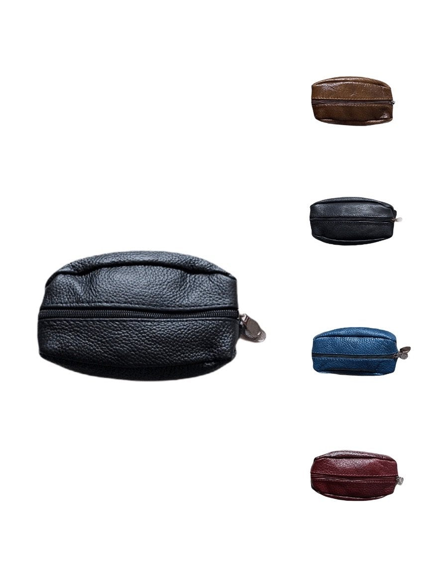 LOT DE 12 - Porte-monnaie Cuir de vachette       2.00€/unité | Grossiste-pro