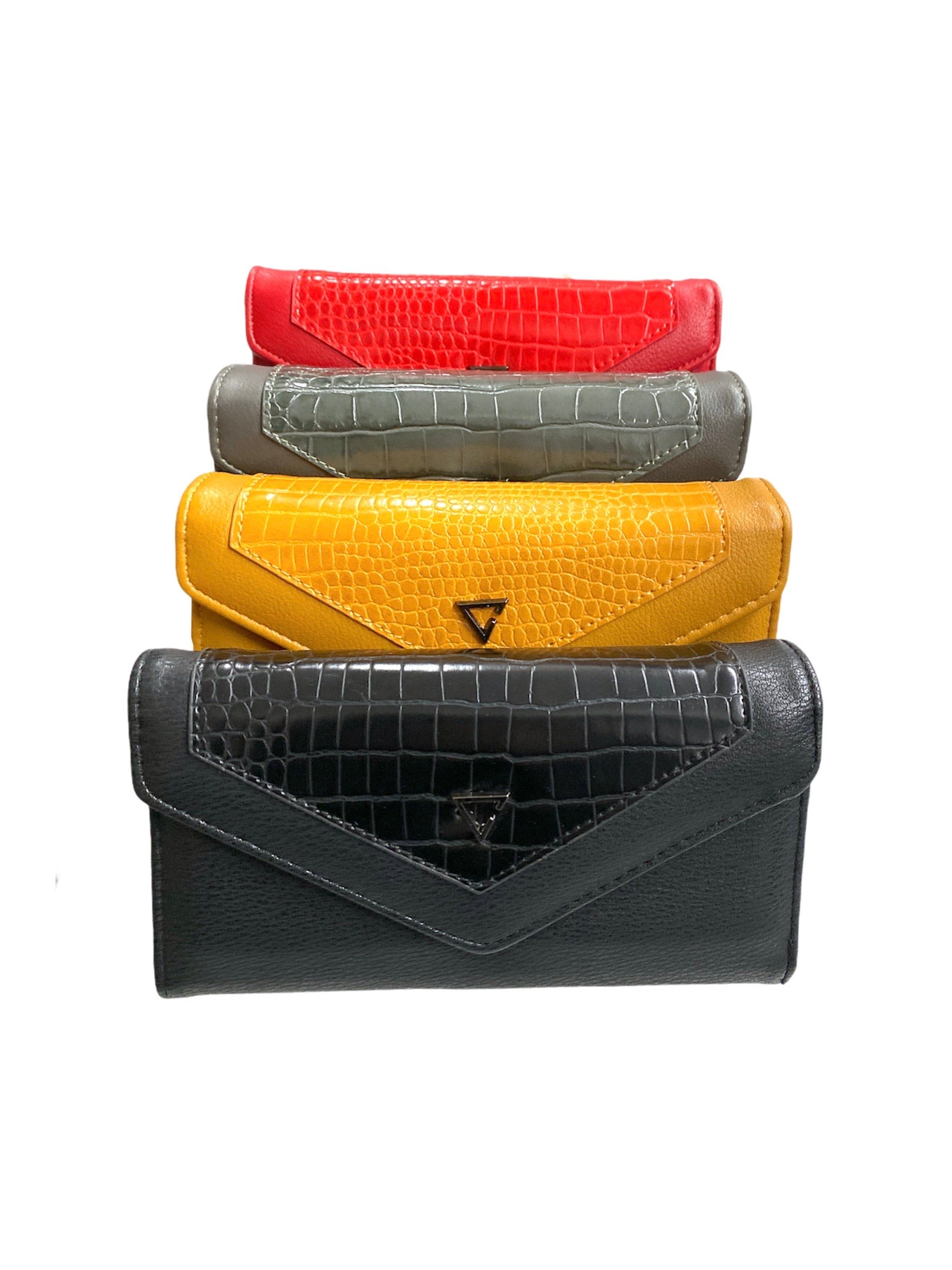 Portefeuille Vintage Type Compagnon En Similicuir Marron - Occasion Authentique Pour Femme