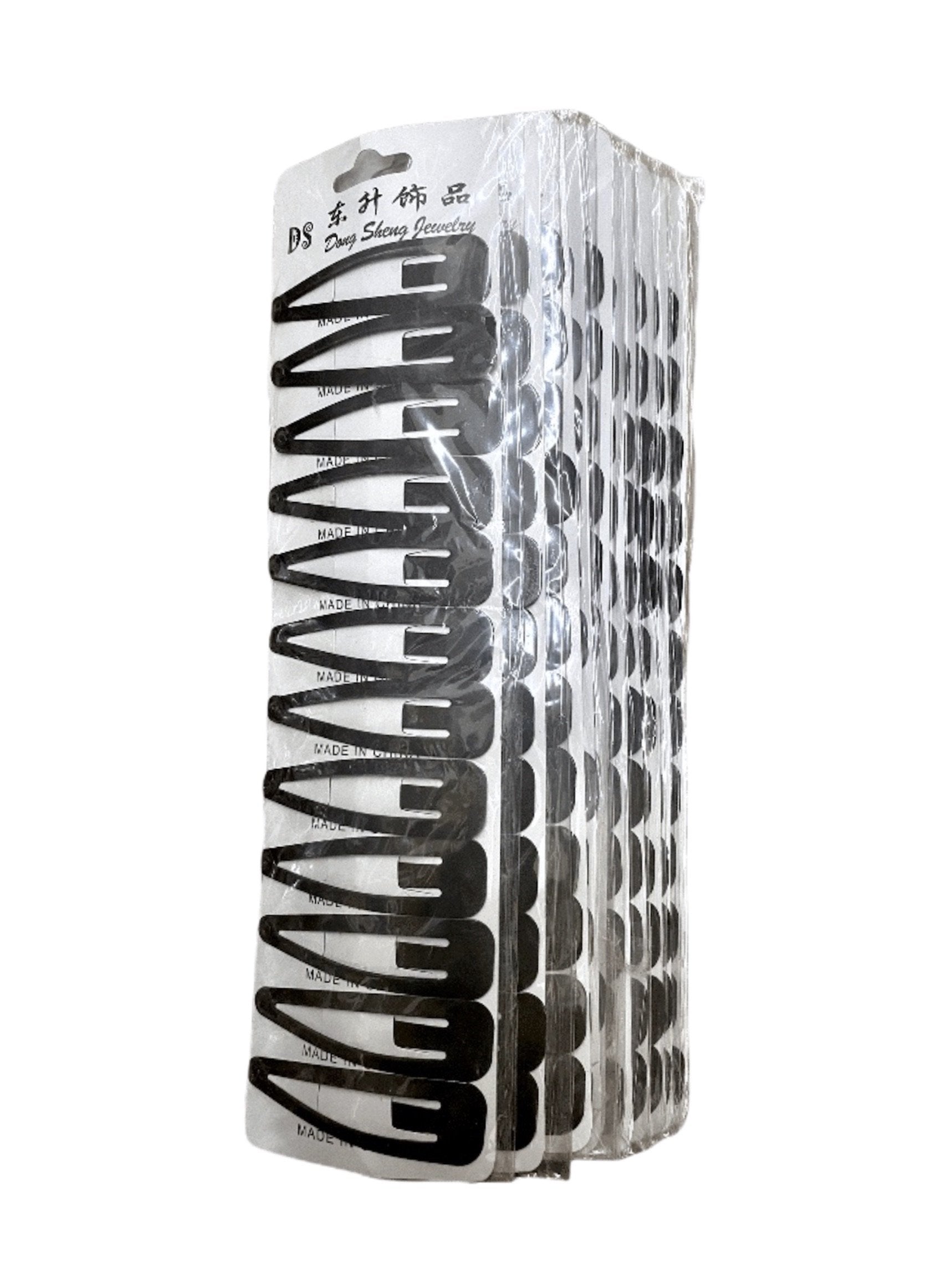 LOT DE 10 PLAQUES - Barrettes(x12) 2 tailles 0,60€/plaque | Grossiste-pro