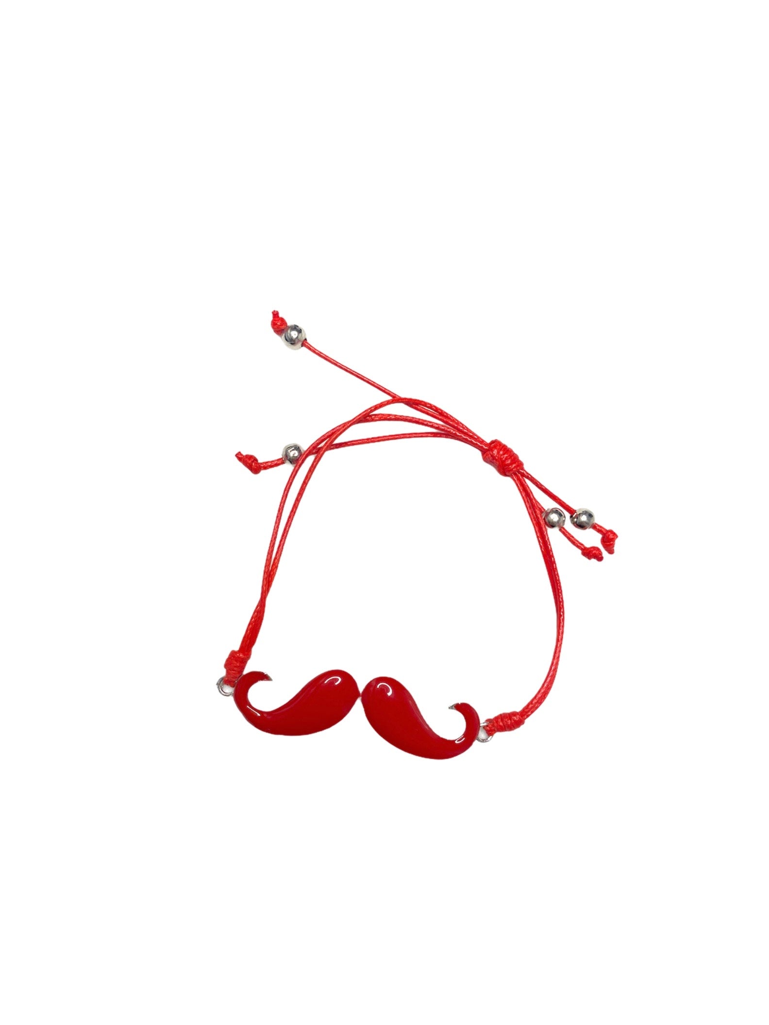 Bracelets ficelle moustache (x12)