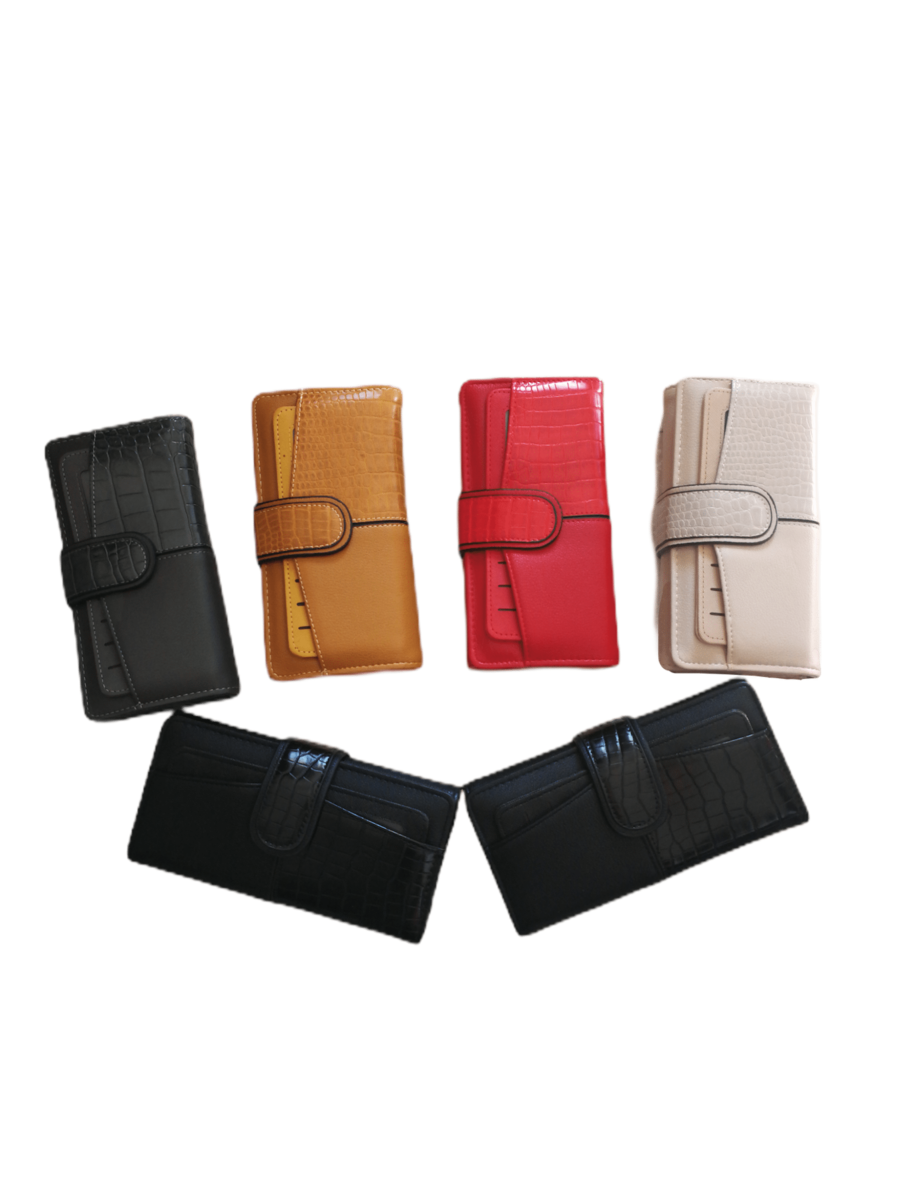 LOT DE 6 - Portefeuilles compagnon pochette 4,80€/unité - Grossiste-pro
