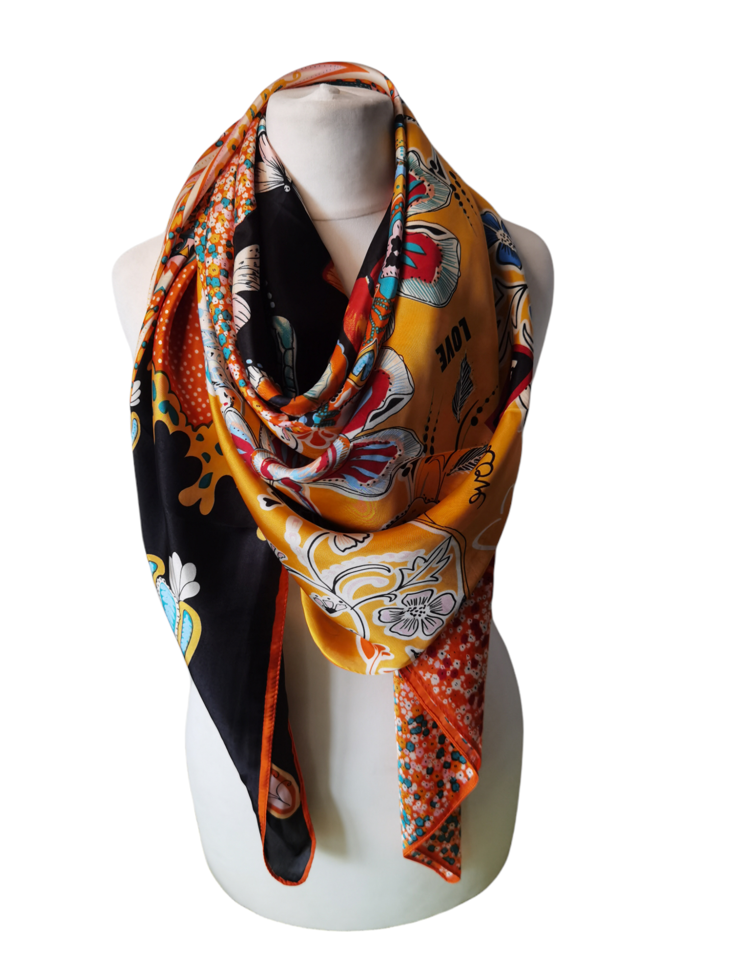 Foulard Carré de soie (x6)#33