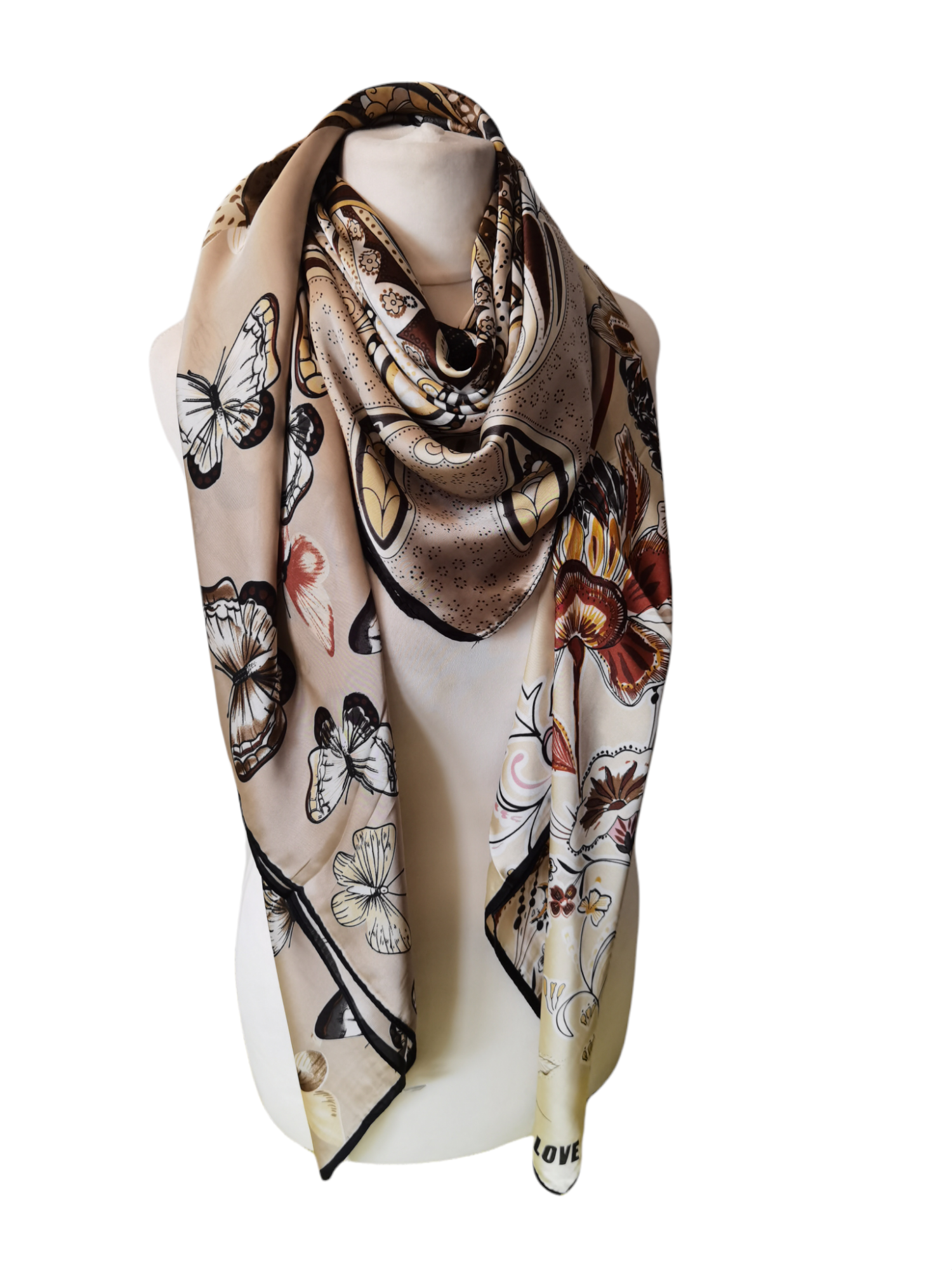 Foulard Carré de soie (x6)#33