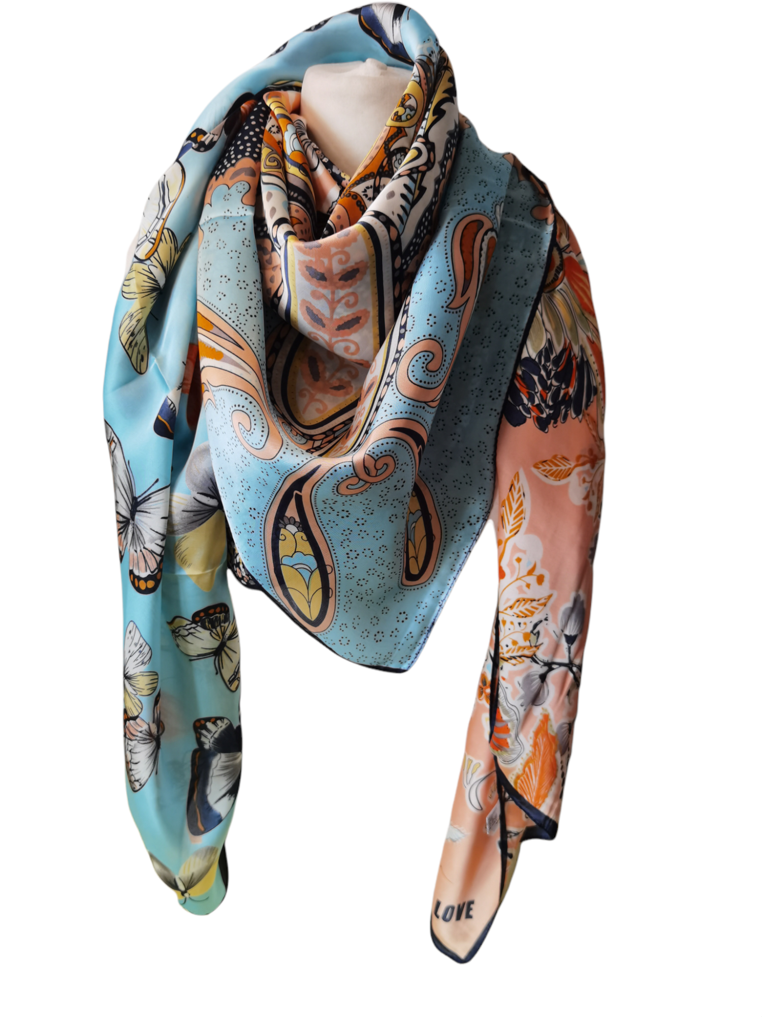 Foulard Carré de soie (x6)#33