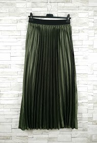 jupe plissée satinée
